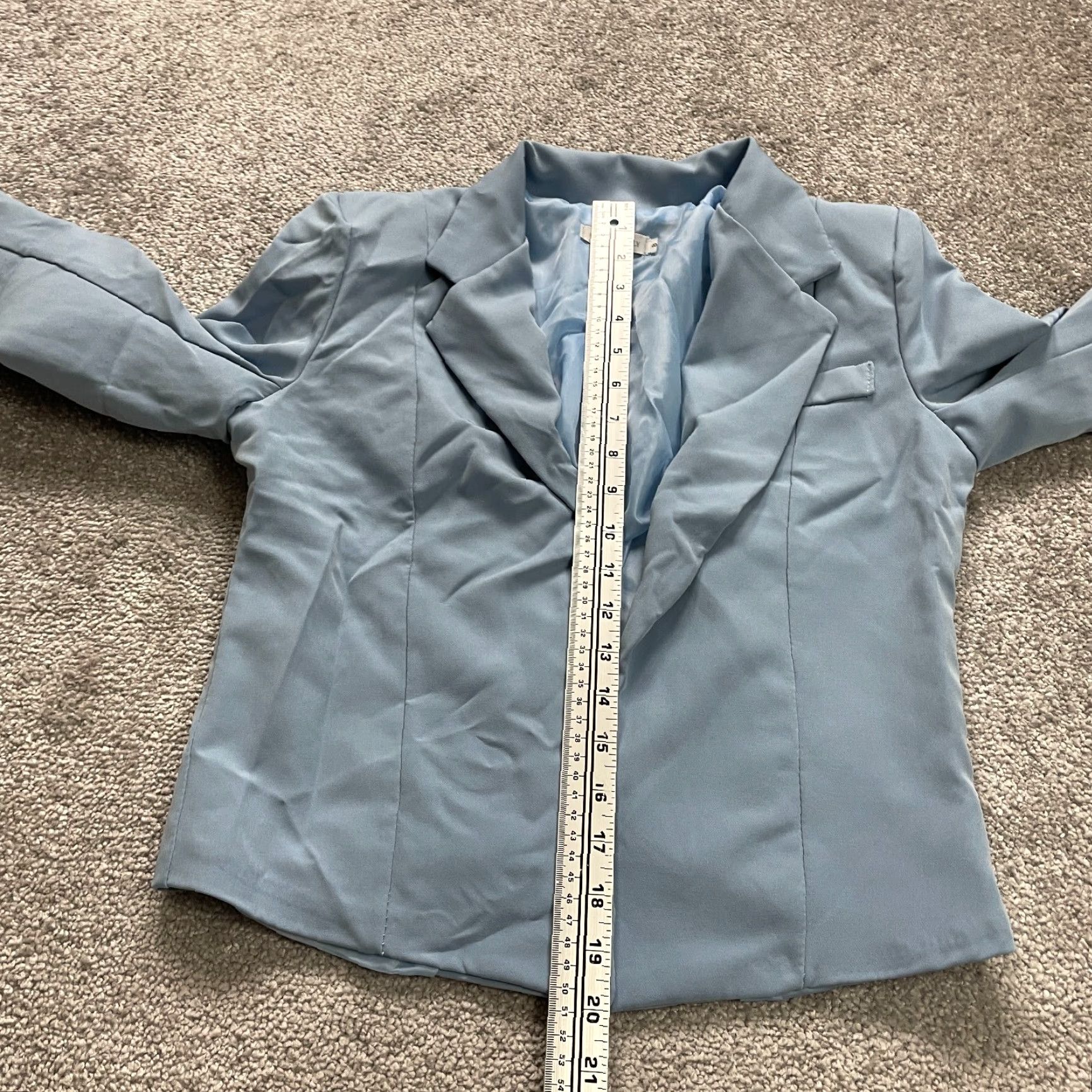 Vintage Unbranded Blazer Coat Womens 8 Pastel Blue Lined Collared Workwear Italy Blazer Coat Women Regular Blue 8 Pastel Collared Polyester Lined Vintage? No Size M / US 6-8 / IT 42-44 - 7 Thumbnail