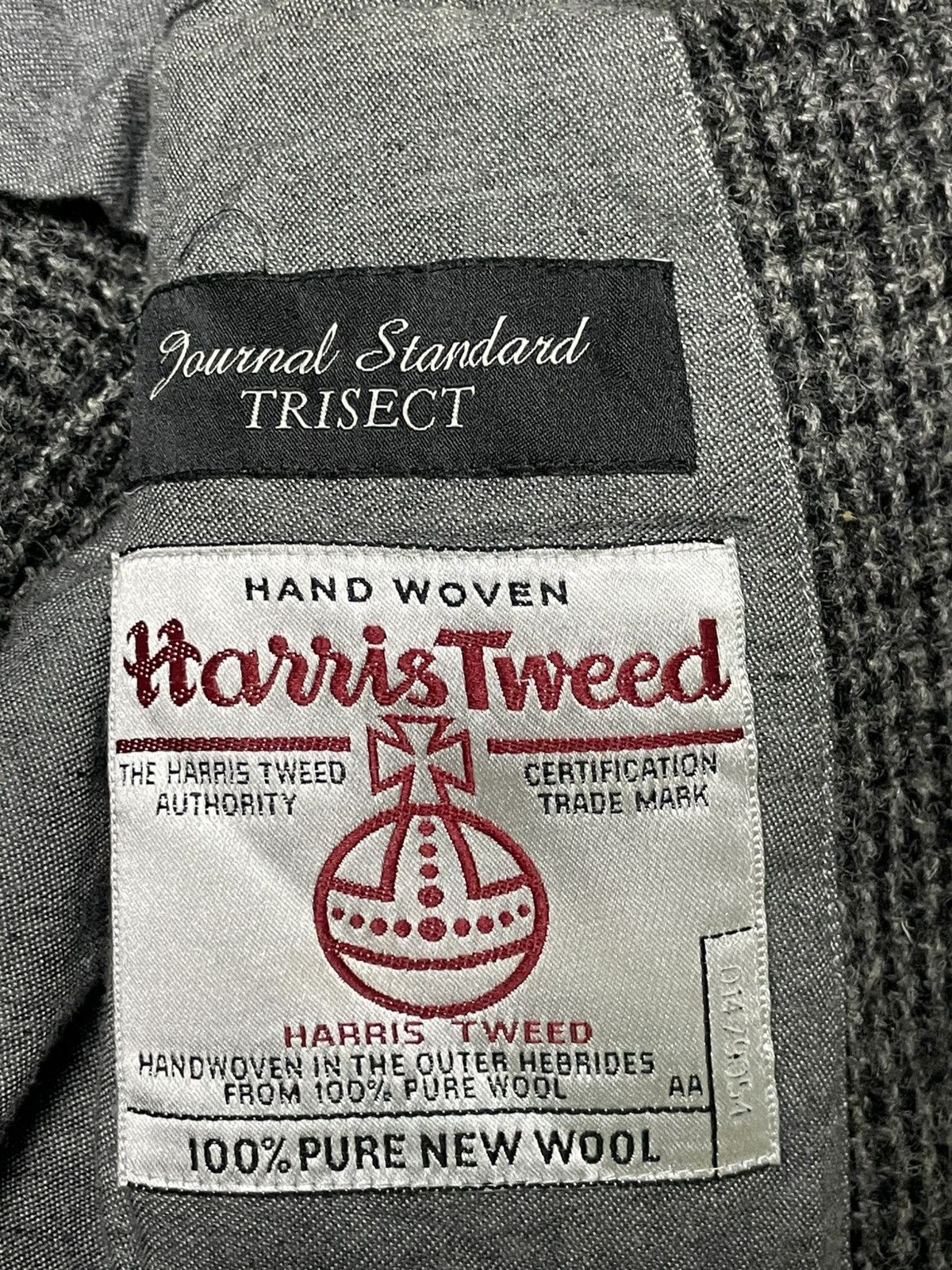 Designer × Harris Tweed × Vintage Vintage Harris Tweed Wool Blazer (55) Size US XXS / EU 40 - 9 Thumbnail