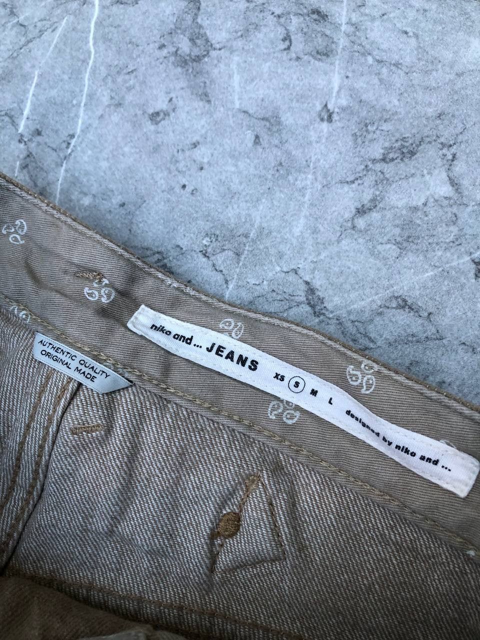 Japanese Brand × Vintage Niko And Baggy Buckle Back Jeans Size US 27 - 5 Thumbnail