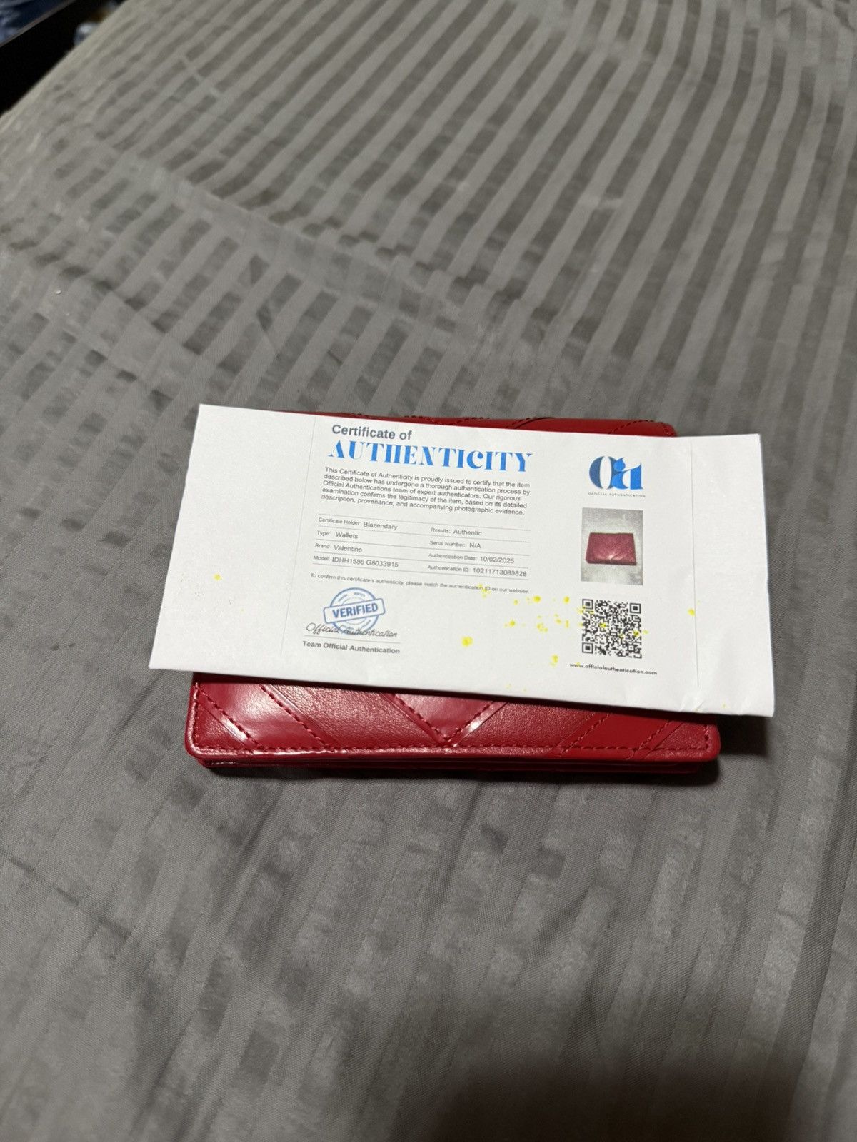 Valentino Valentino Garavani Bifold wallet Size ONE SIZE - 1 Thumbnail