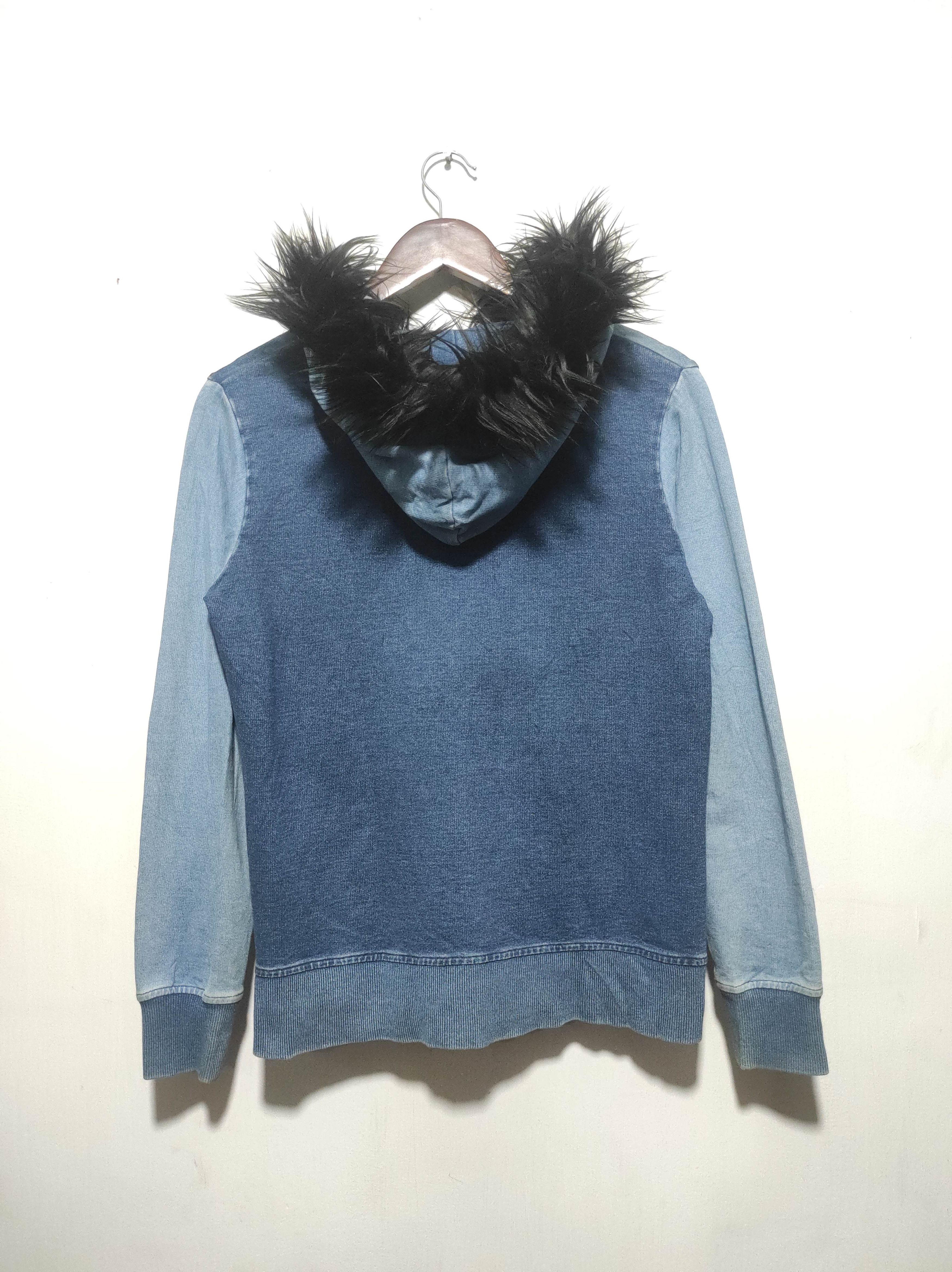 Hysteric Glamour Marine Style Casual wear Denim Zip Fur Hoodie i6w9 lgb style Size US M / EU 48-50 / 2 - 12 Thumbnail