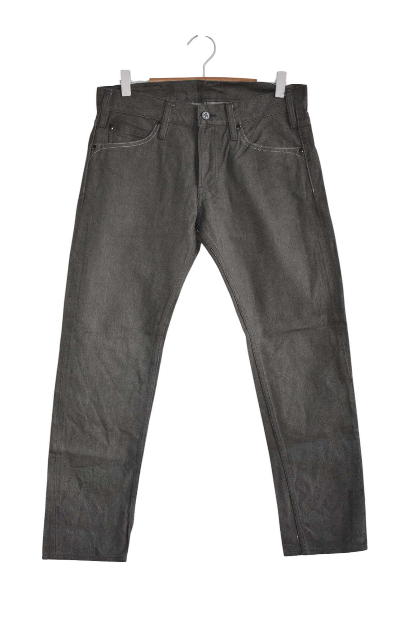 Christophe Lemaire × Lemaire Lemaire Smile Pocket Gray Jeans Pants W31 Size US 31 - 2 Thumbnail