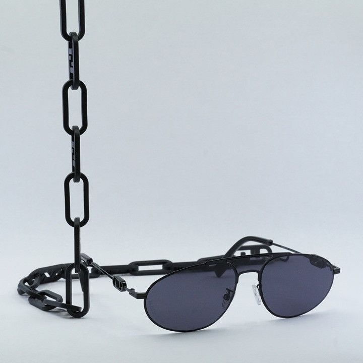Fendi Fendi FE40072U-Y 01A Sunglasses Black Aviator Frame Size ONE SIZE - 11 Thumbnail
