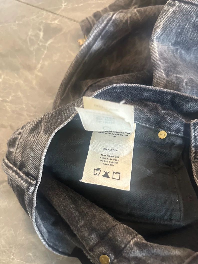 Fear of God Fear of God Black water corrugated jeans Size US 29 - 9 Thumbnail
