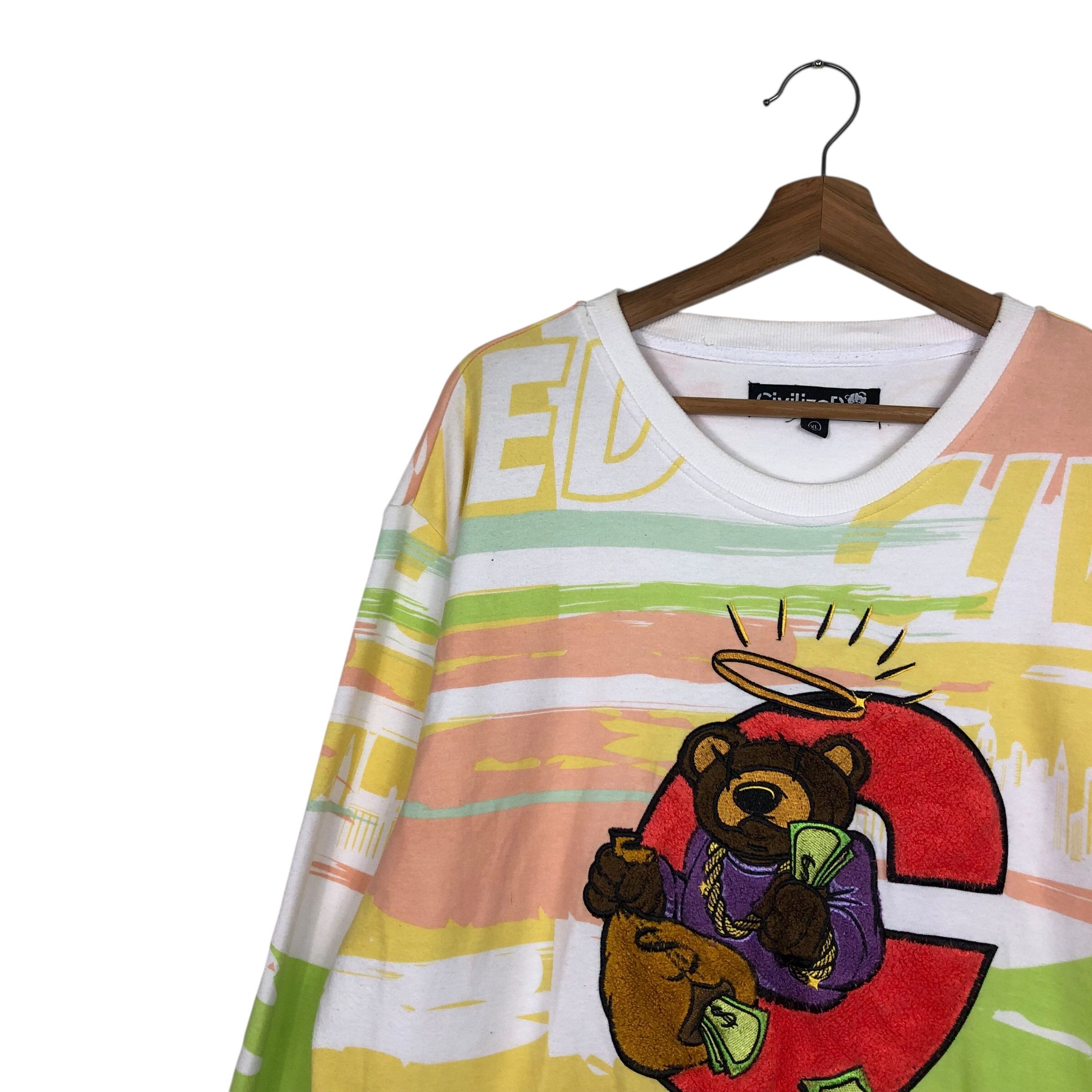 Japanese Brand 📌Colourful Design Civilided Sweatshirt Size US XL / EU 56 / 4 - 8 Thumbnail