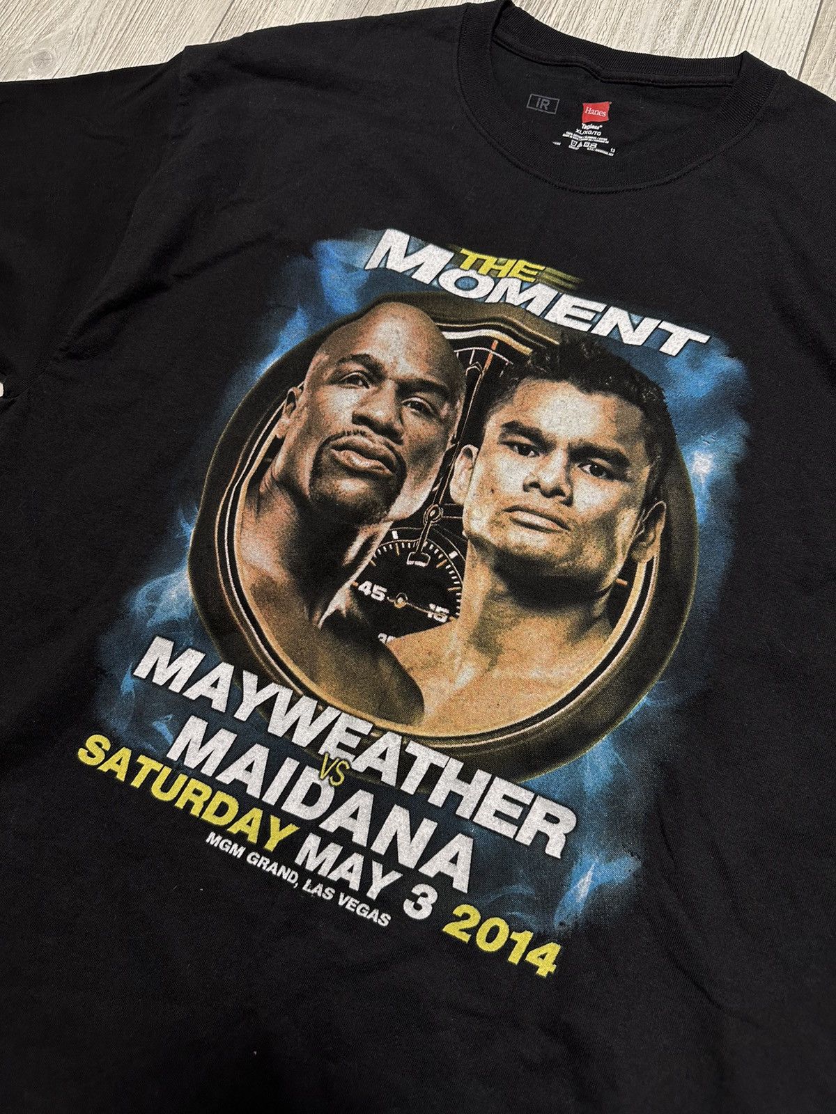Vintage Floyd Mayweather vs. Marcos Maidana Boxing Promo T-Shirt Size US XL / EU 56 / 4 - 2 Thumbnail