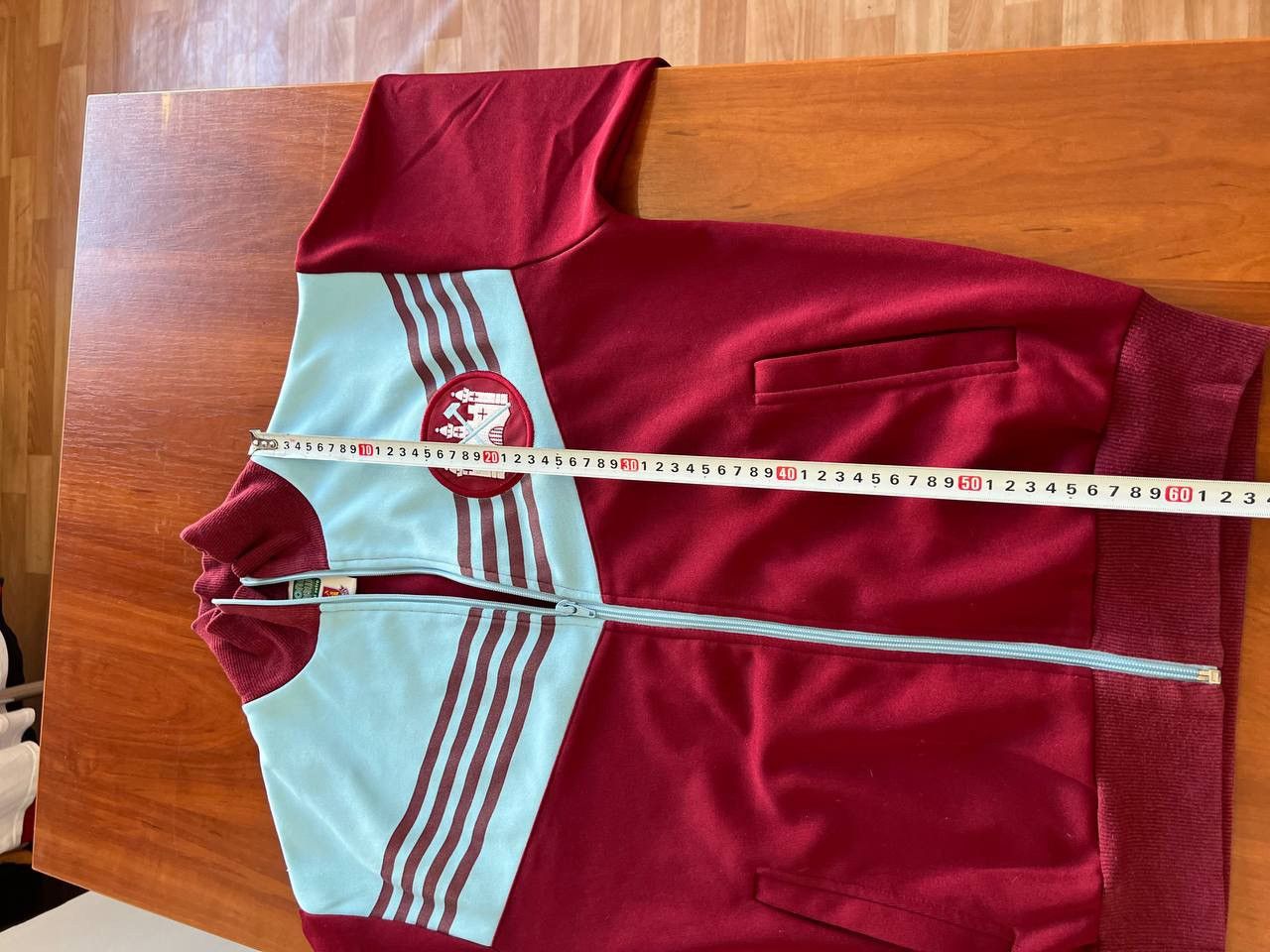 Vintage 1976/80 WEST HAM UNITED REMAKE SOCCER FOOTBALL JACKET SZ M Size US M / EU 48-50 / 2 - 14 Thumbnail