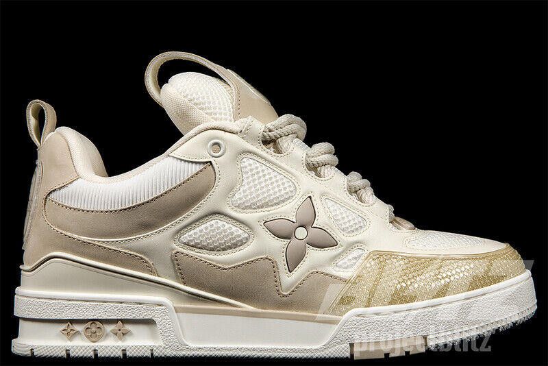 Louis Vuitton LOUIS VUITTON LV SKATE TRAINER SNEAKER BEIGE WHITE Size US 9 / EU 42 - 7 Thumbnail