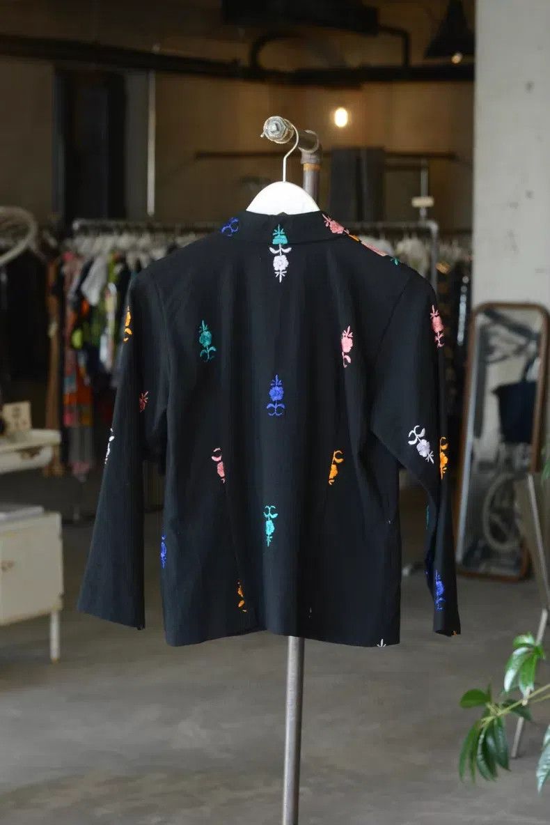 Comme des Garcons Comme Des Garcons Floral Embroidered Peter Pan Collar Jack Size M / US 6-8 / IT 42-44 - 7 Thumbnail