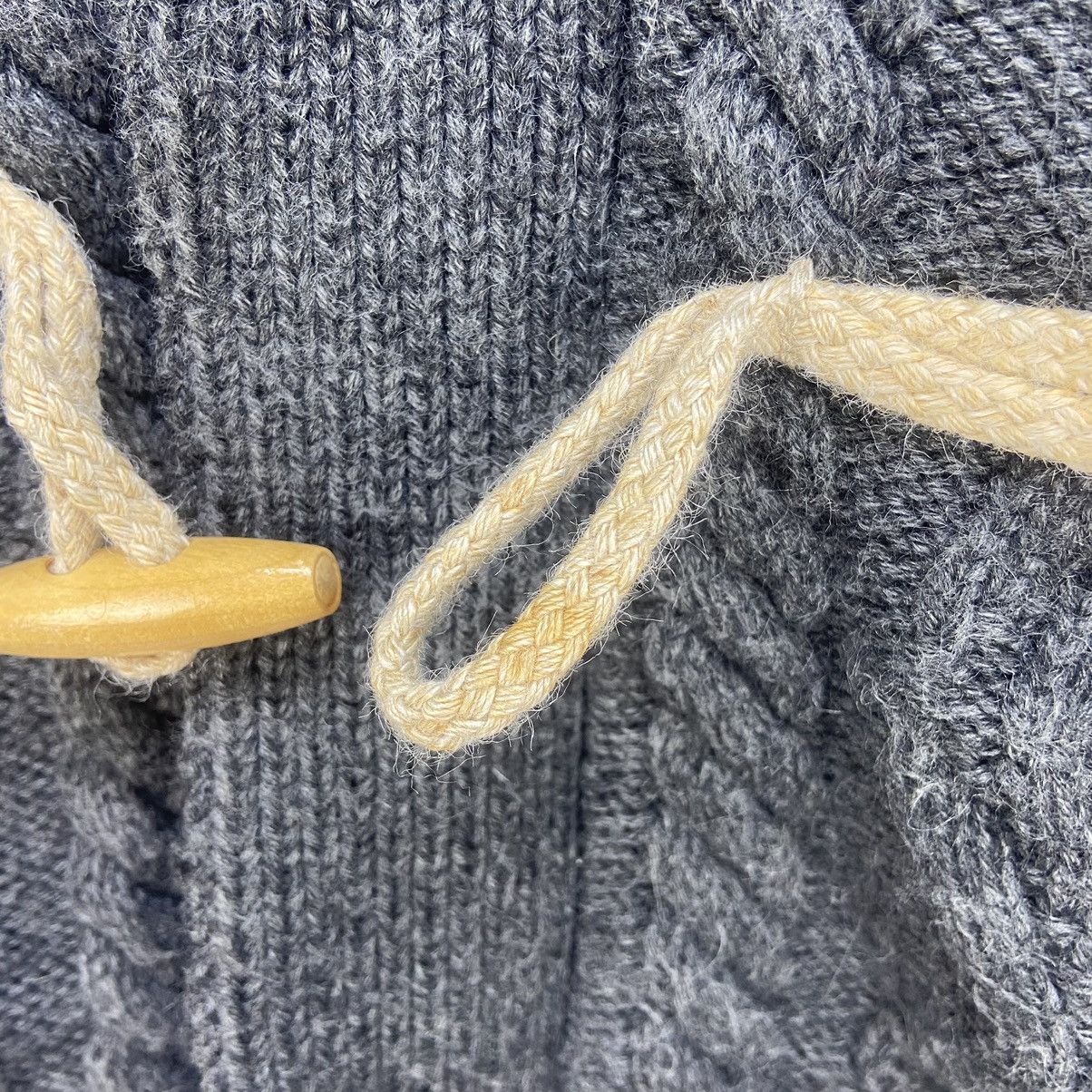 Japanese Brand Green Label Relaxing United Arrows Cable Knit Duffle Coat Size US S / EU 44-46 / 1 - 19 Thumbnail