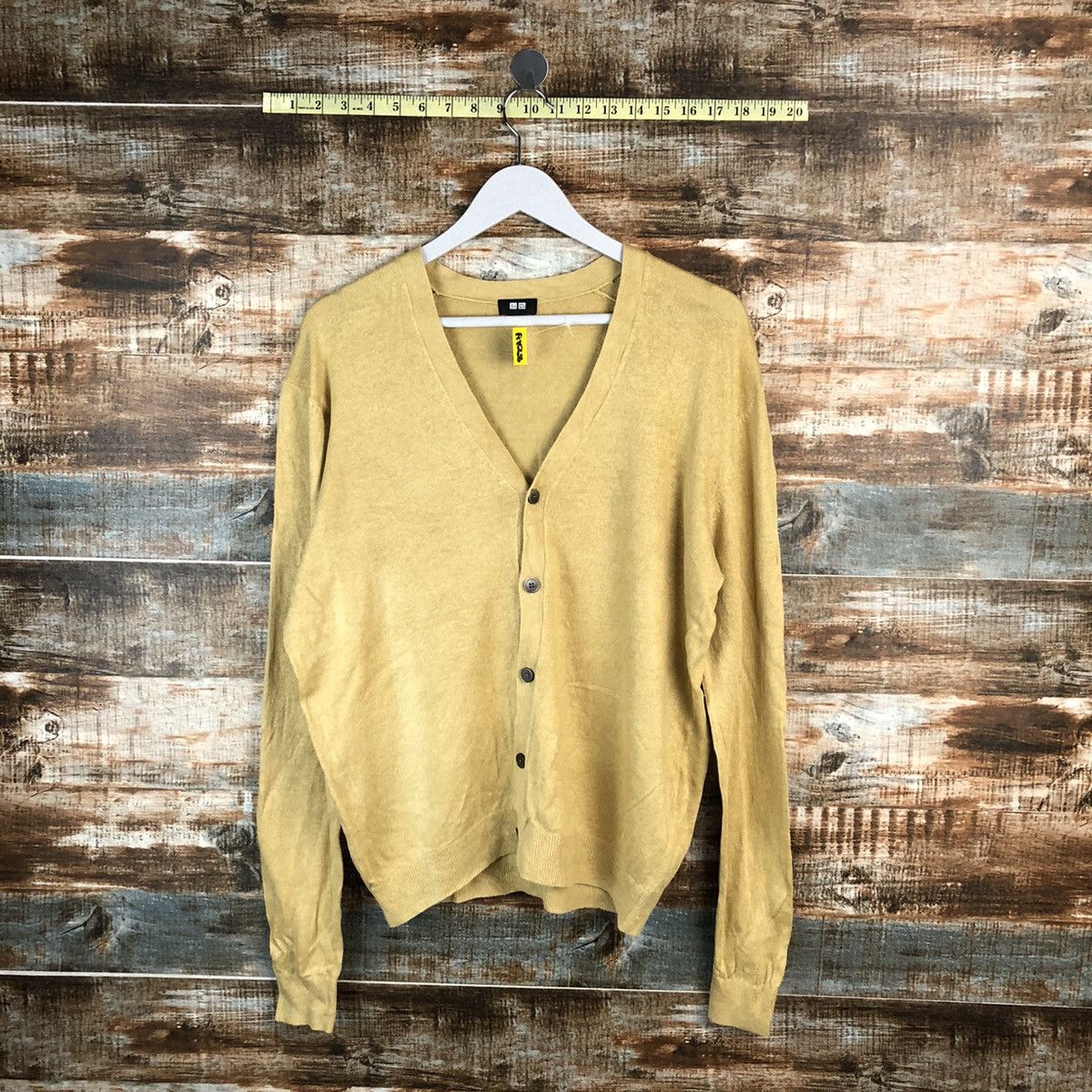 Japanese Brand Uniqlo Brown Cardigan Knitwear #A1568 Size US L / EU 52-54 / 3 - 1 Thumbnail
