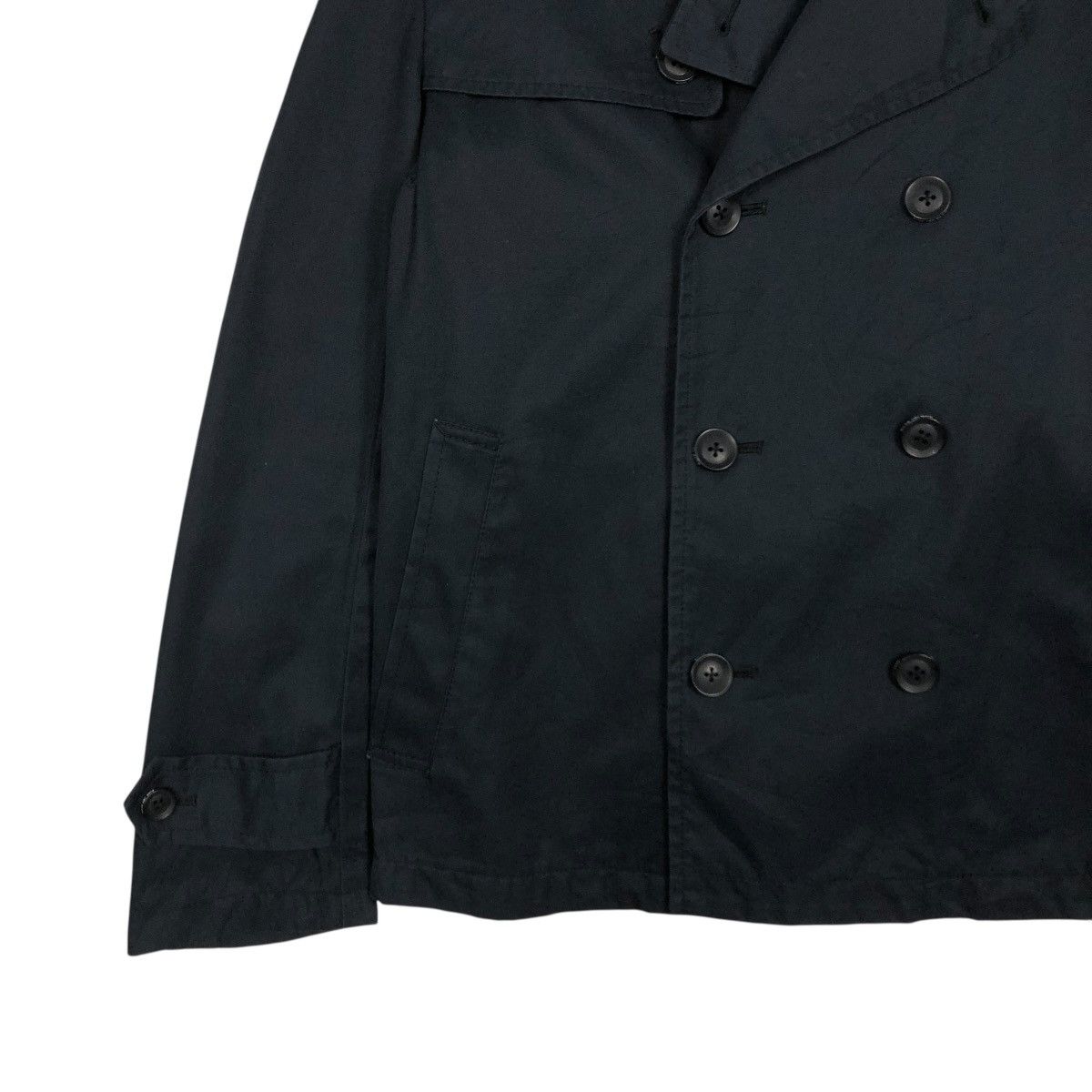 SHIPS 🔥RICH BLACK VINTAGE CHORE JACKET SHIPS JPN ISSEY MIYAKE Size US S / EU 44-46 / 1 - 6 Thumbnail