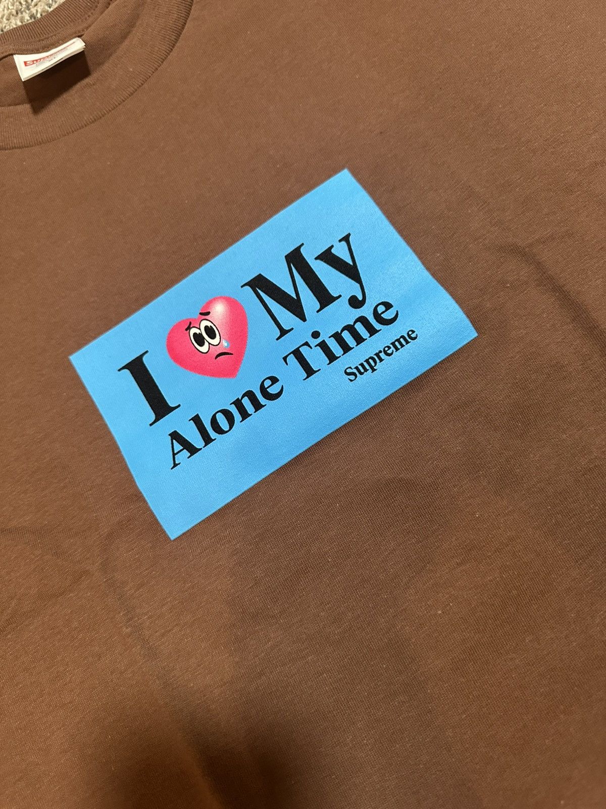 Supreme Supreme “alone time” tee Size US XL / EU 56 / 4 - 2 Thumbnail