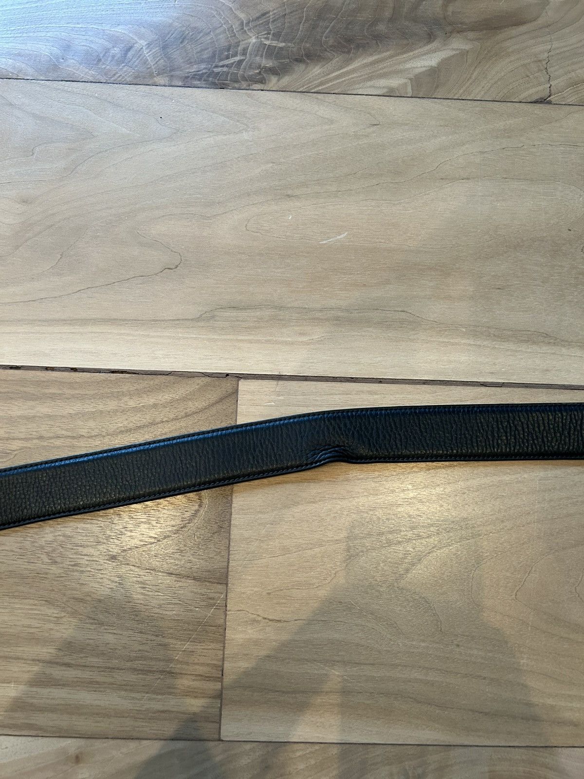 Tom Ford Tom Ford Black T Belt Genuine Leather Size 36 - 4 Thumbnail