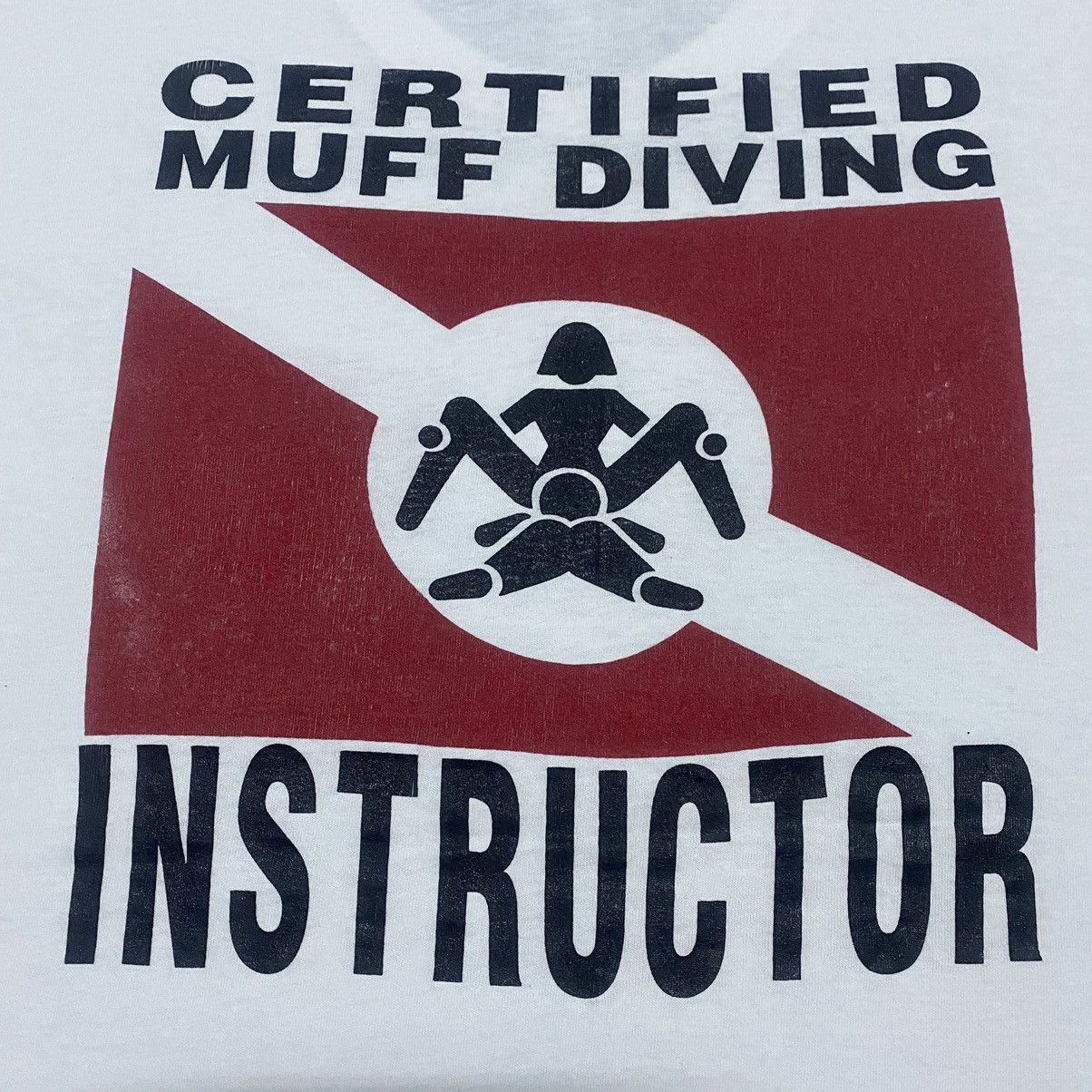 Hanes × Vintage Rare‼️🔥Vintage Certified Muff Diver Instructor T-Shirt Size US M / EU 48-50 / 2 - 11 Thumbnail