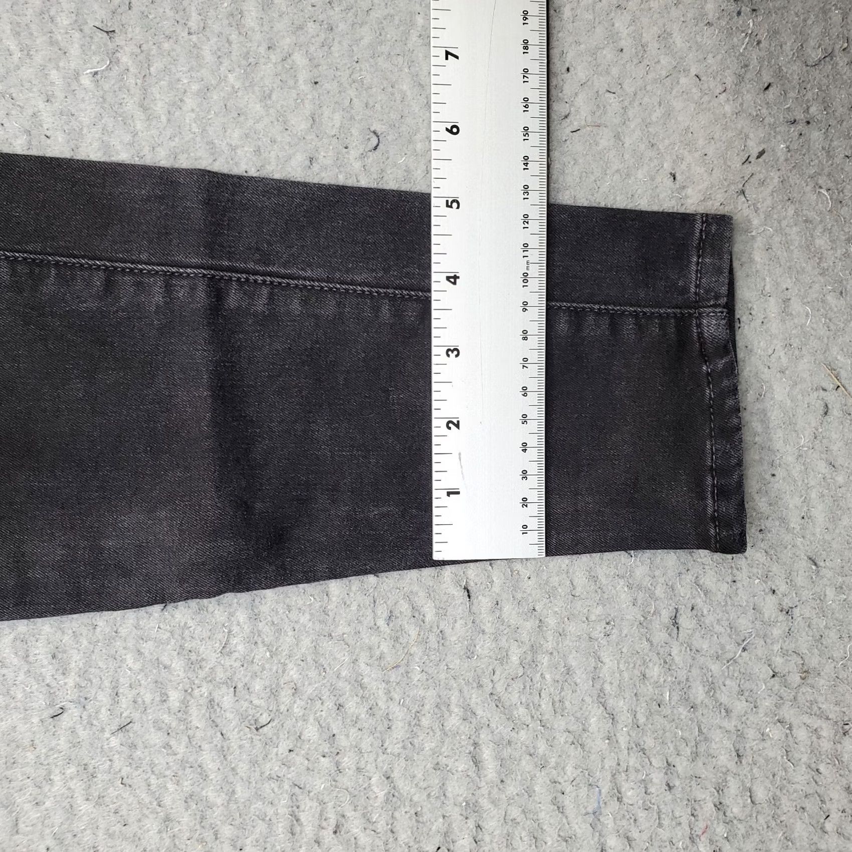 Lucky Brand Lucky Brand Womens Jeans 4 Black Denim Stretch Ankle Zip Skinny 27" Inseam Womens Size 4 Size 27" / US 4 / IT 40 - 6 Thumbnail