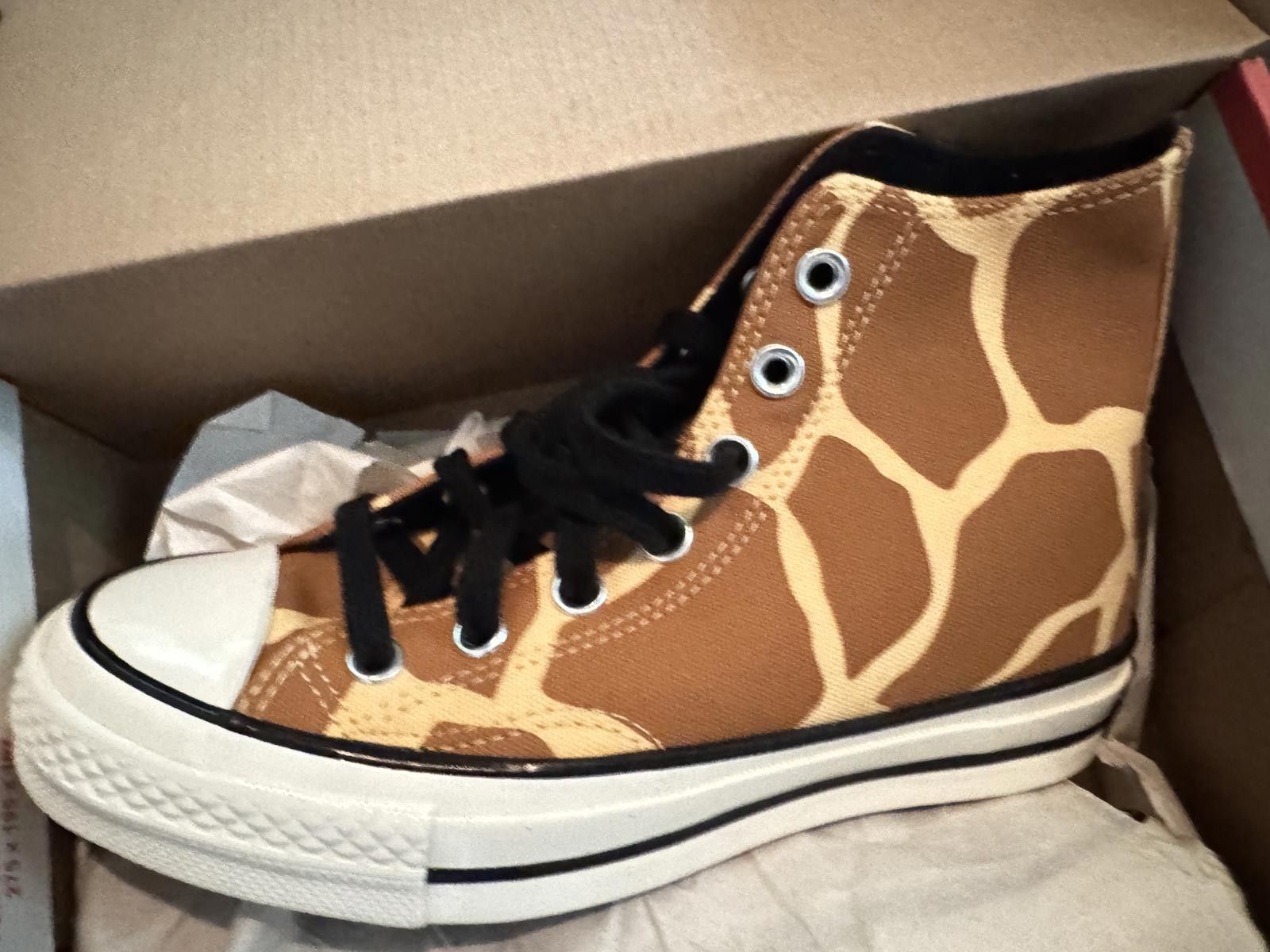 Converse New Converse Giraffe Print High Top Sneakers w 5.5 / m 3.5 Size US 5.5 / IT 35.5 - 4 Thumbnail