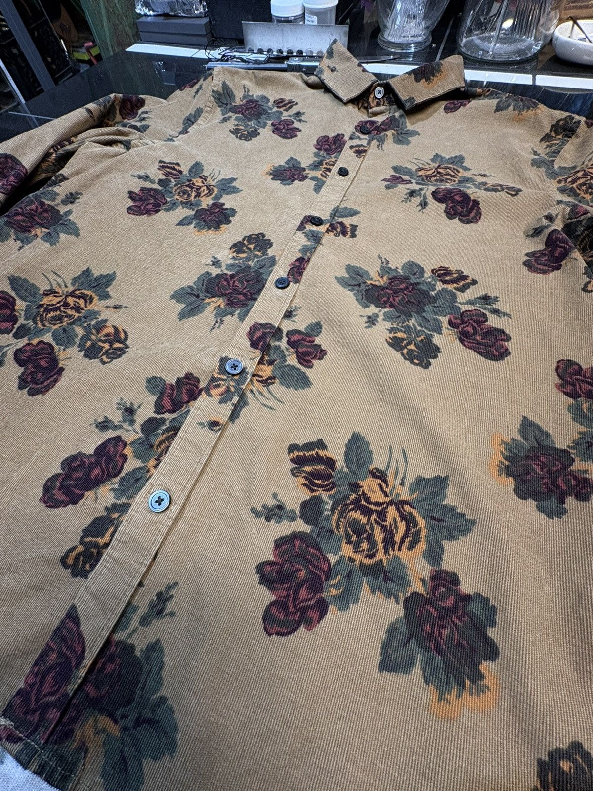 Express Express Floral Button-Down Shirt size XL Size US XL / EU 56 / 4 - 2 Thumbnail