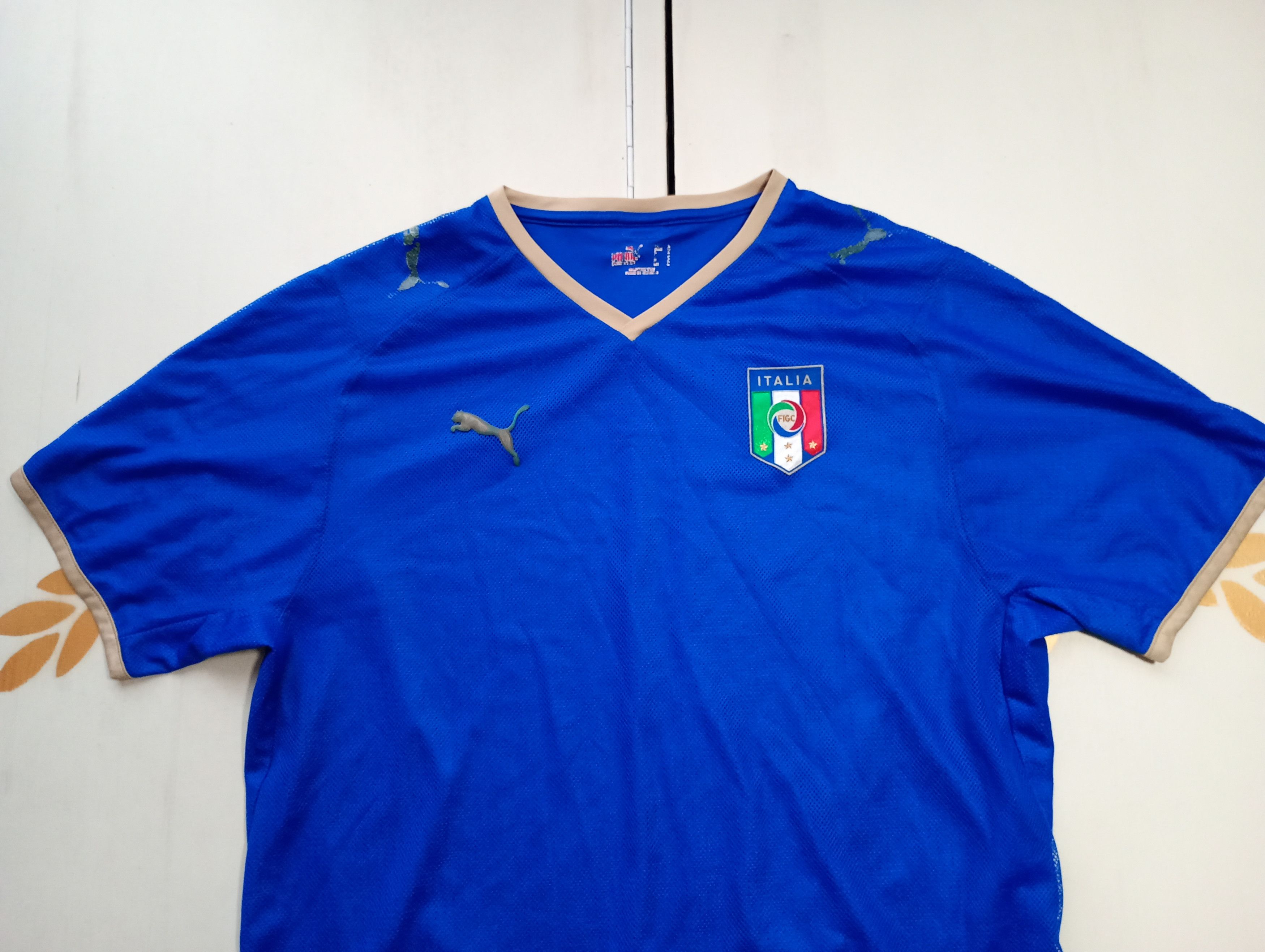 Puma Puma Italy Home Jersey 2007-2009 Size US L / EU 52-54 / 3 - 4 Thumbnail