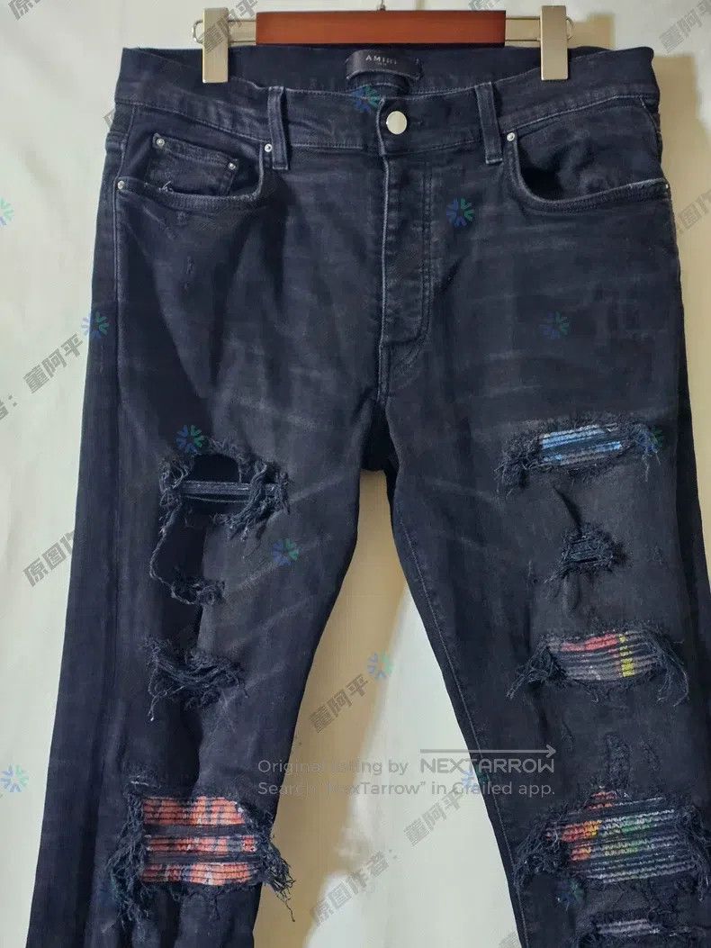 Amiri Amiri Size 34 MX1 ripped jeans Size US 34 / EU 50 - 2 Thumbnail