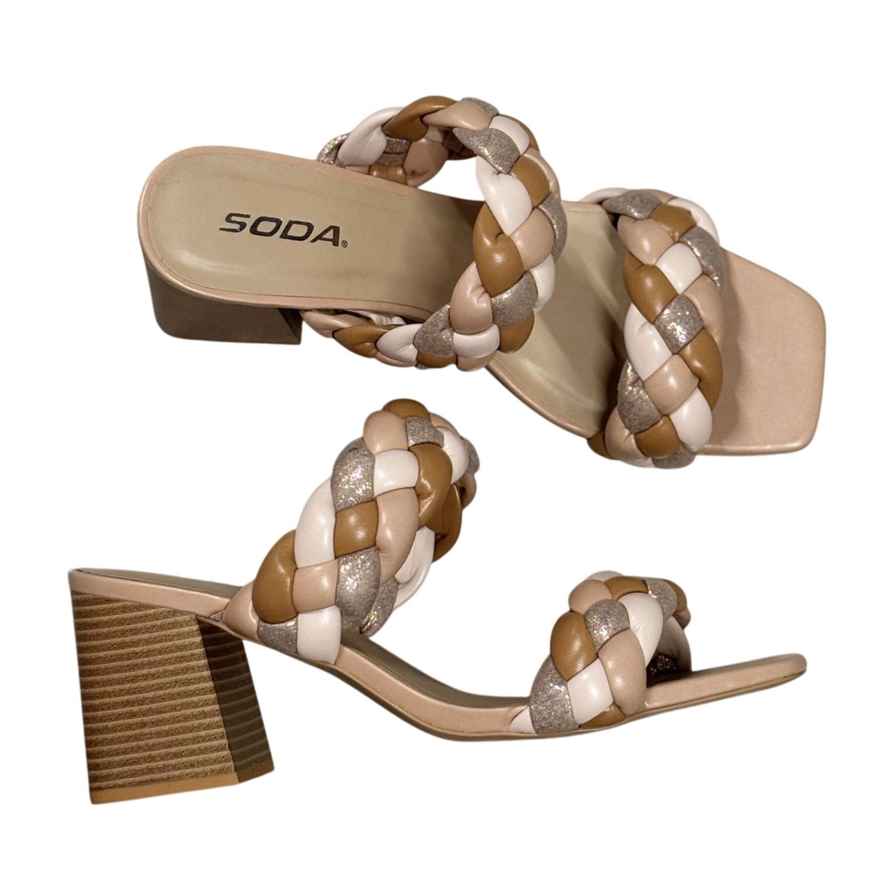 Other SODA / Buggy-S / Braided / Block Heel / Sandals With Square Size US 10 / IT 40 - 4 Thumbnail