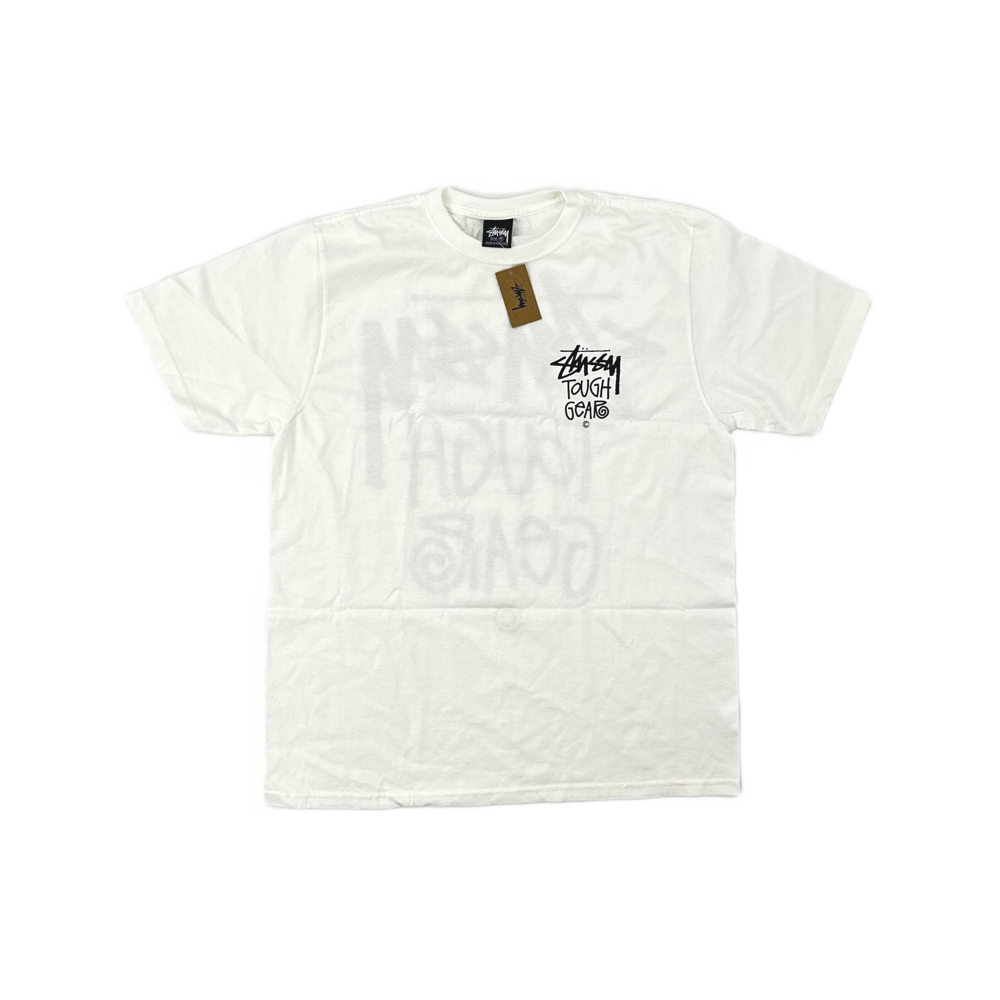 Stussy × Vintage Stussy Tough Gear Tee | Grailed