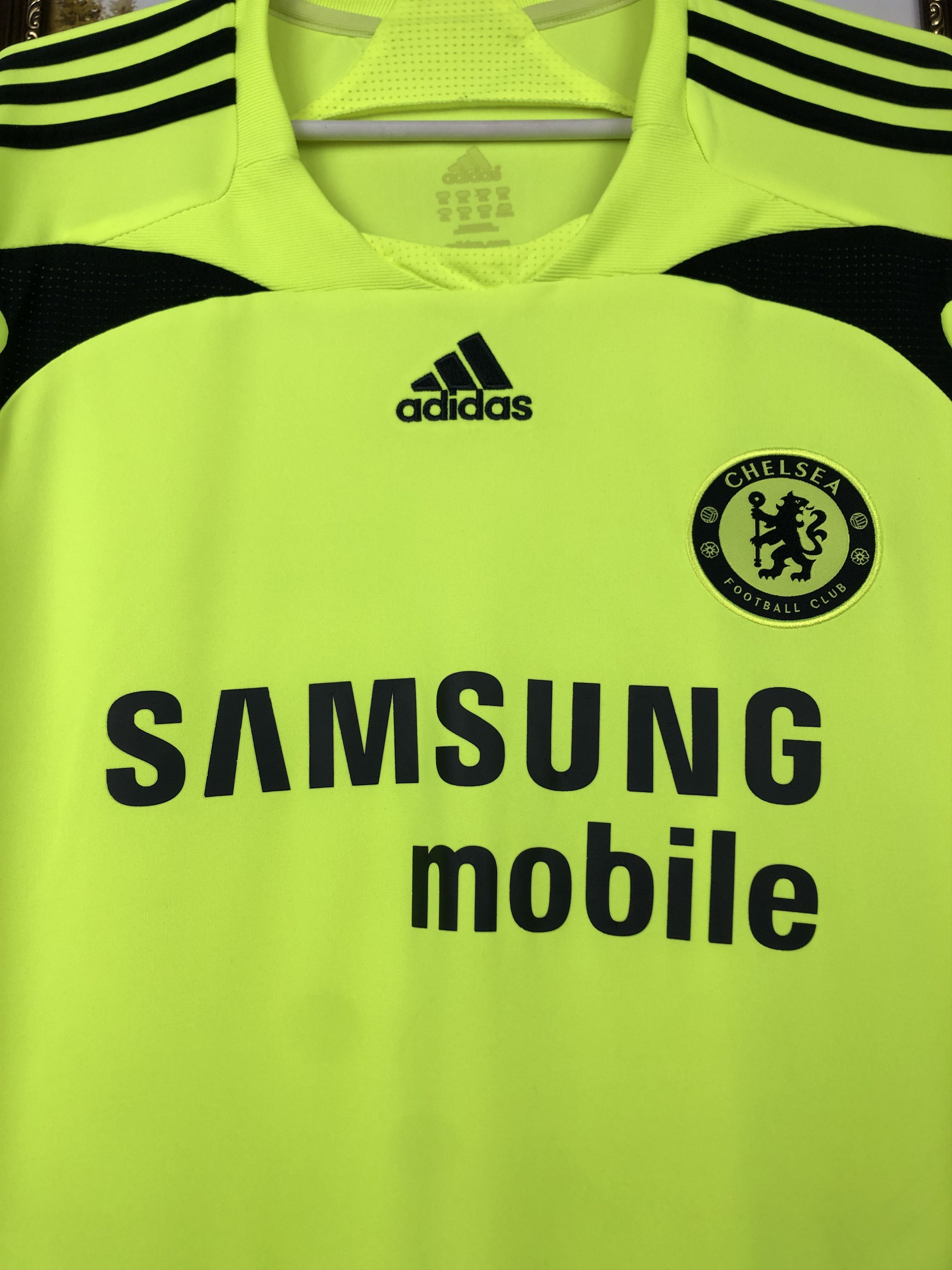 Adidas Chelsea Away football shirt 2007 Soccer Adidas Jersey Trikot Size US XXL / EU 58 / 5 - 3 Thumbnail