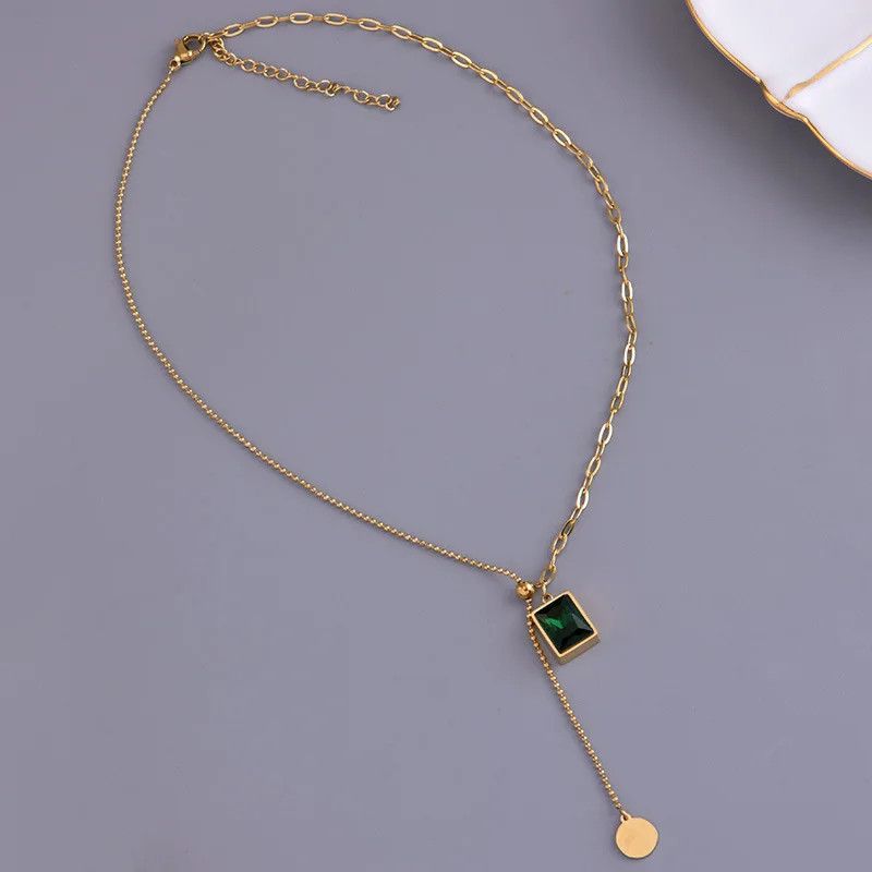 Jewelry × Vintage luxury cubic zirconia necklace Size ONE SIZE - 2 Thumbnail
