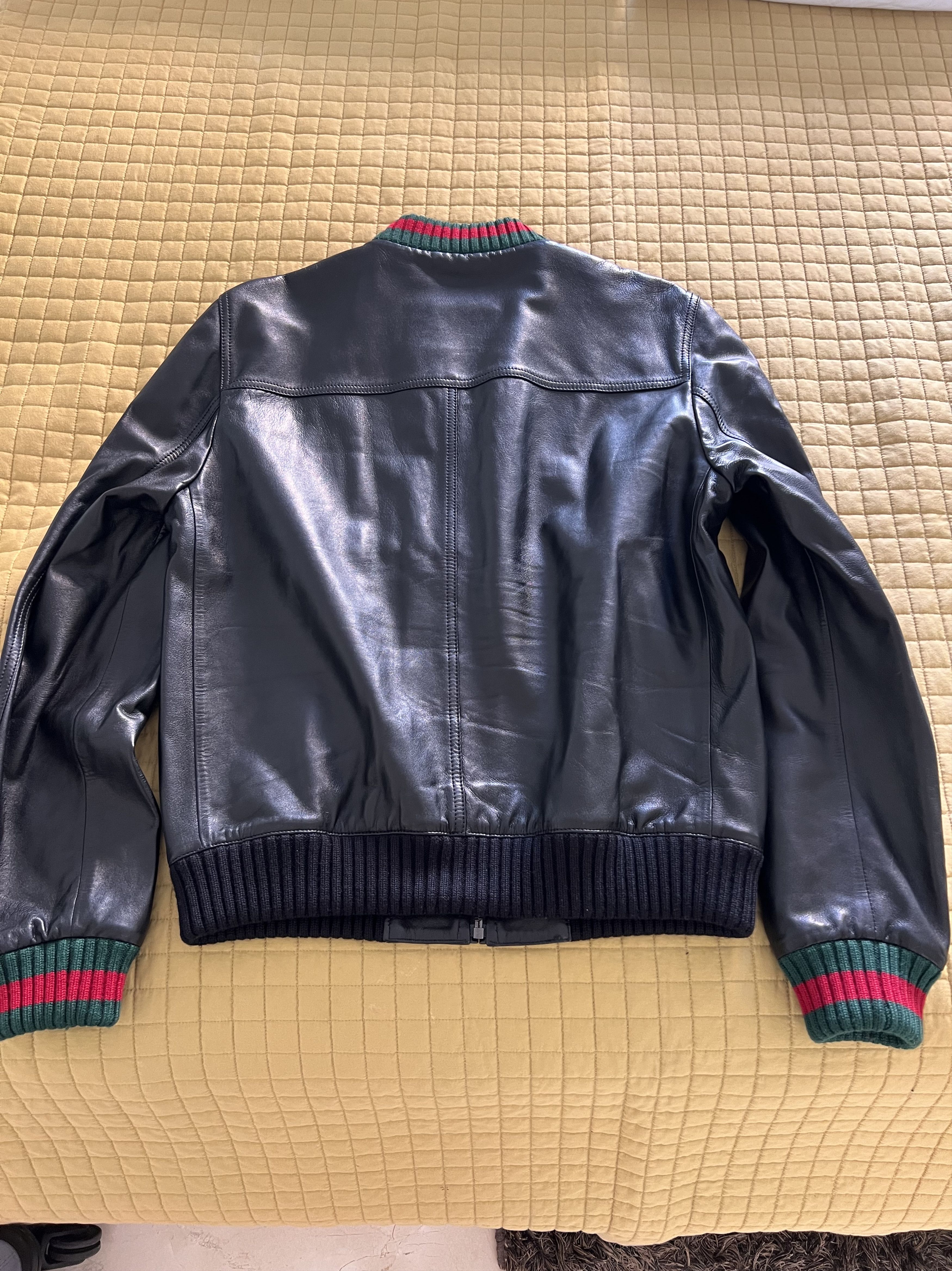 Gucci Gucci leather bomber jacketed Size US M / EU 48-50 / 2 - 3 Thumbnail