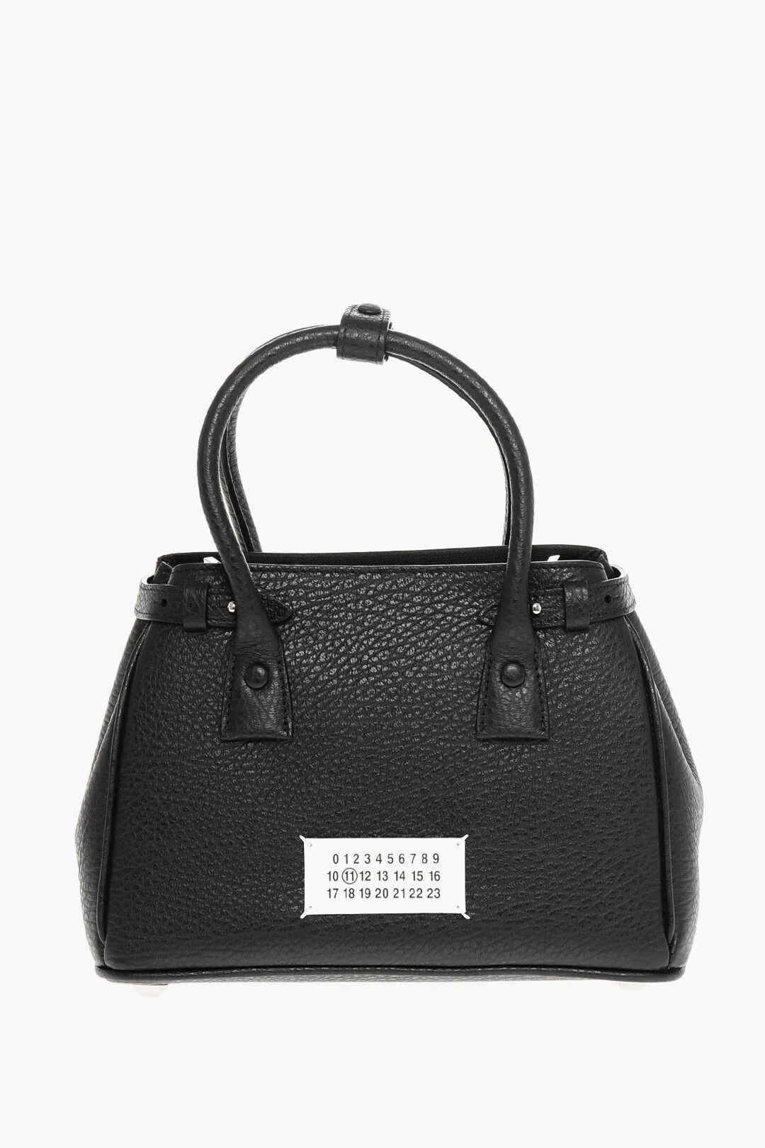 Maison Margiela og1mm0326 Size: OS / Hammered Leather Bag in Black Size ONE SIZE - 1 Thumbnail