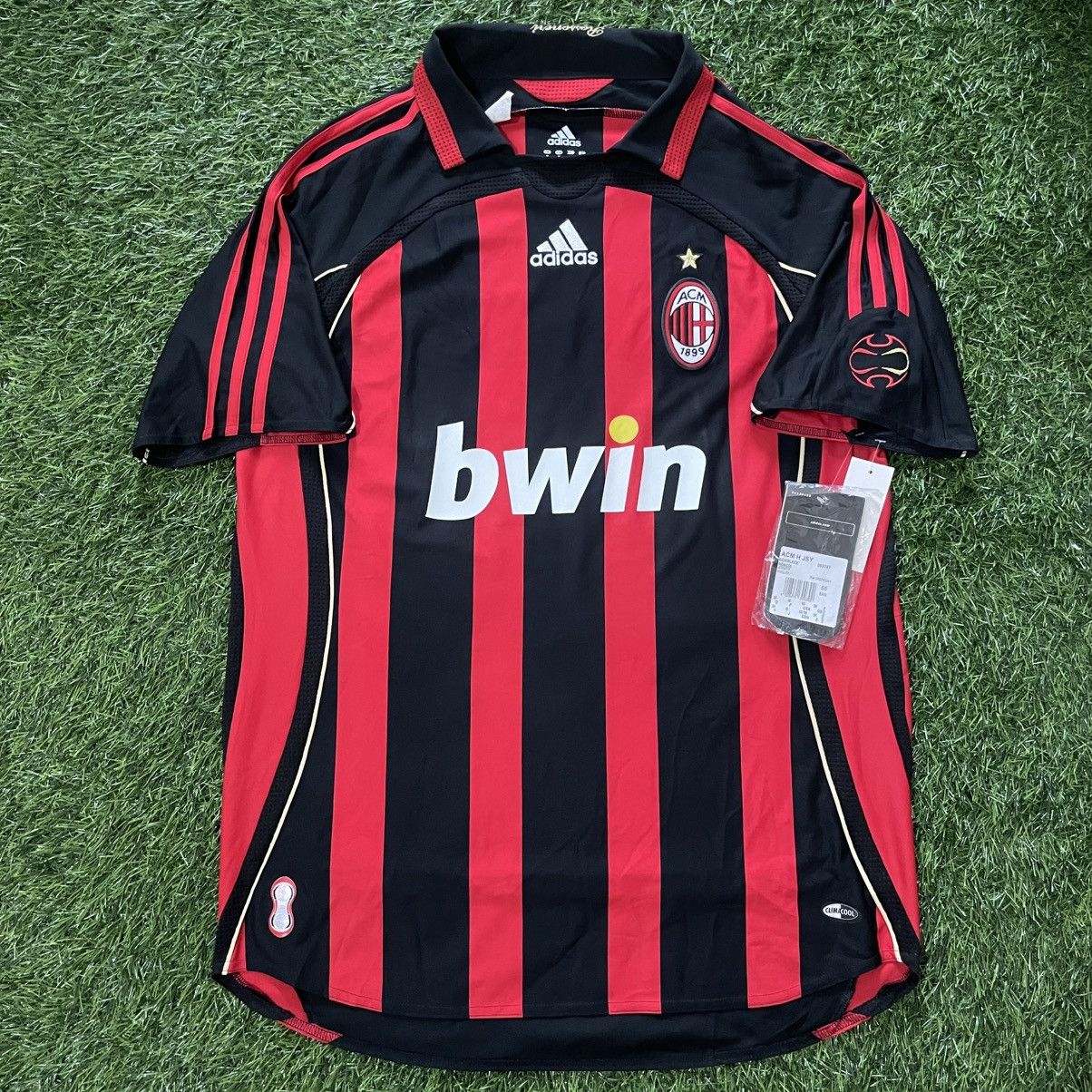Adidas Adidas Ac Milan Home 2006-07 Kaka #22 BNWT Soccer Jersey Size US M / EU 48-50 / 2 - 13 Thumbnail