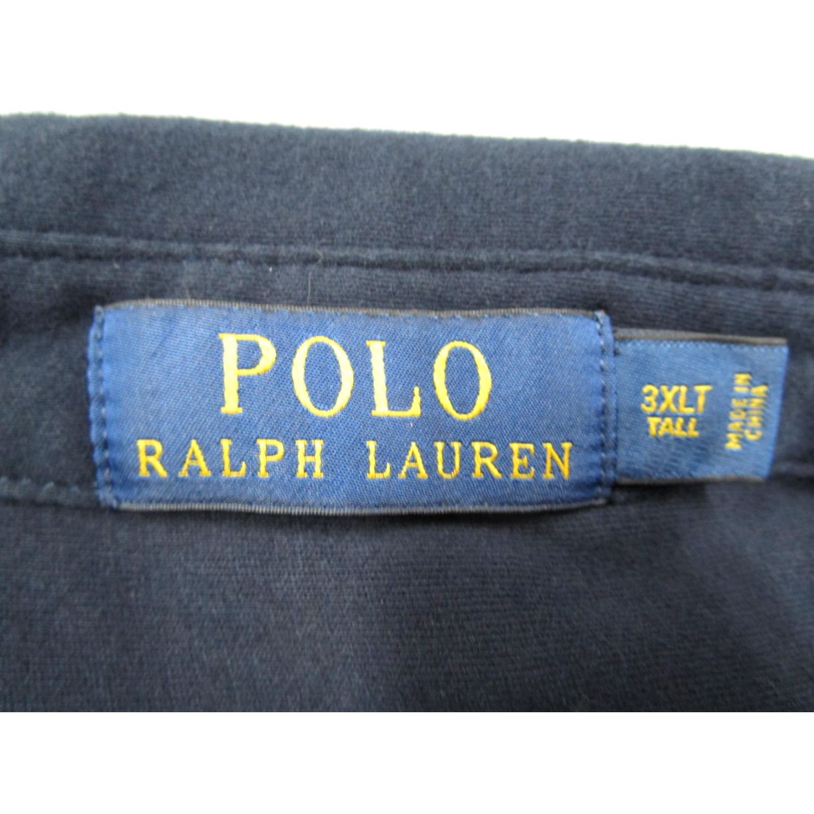 Polo Ralph Lauren Polo Ralph Lauren Shirt Mens 3XLT Navy Blue Long Sleeve Button Front Cotton Size US XXL / EU 58 / 5 - 2 Thumbnail