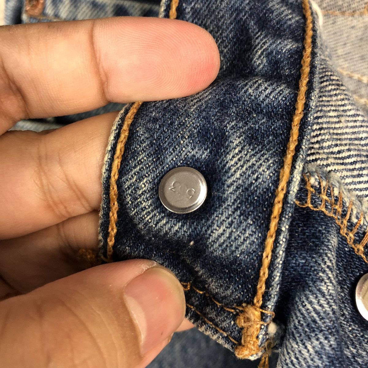 Levi's DL Levis 501 X Wildstyle super Lovers Rock denim #A2620 Size US 31 - 15 Thumbnail