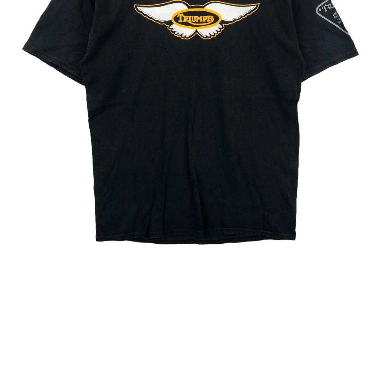 Vintage Vintage TRIUMPH RASK CYCLE Tee Shirt Rider Size M / US 6-8 / IT 42-44 - 4 Thumbnail