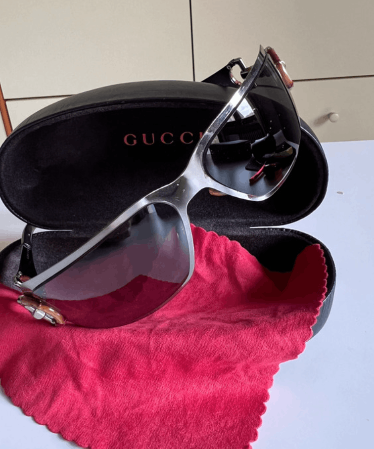 GUCCI sunglasses vintage ブラック バンブー GG バンブー グッチ サングラス アジアンフィット GUCCI GG3685FS 6UB/EU