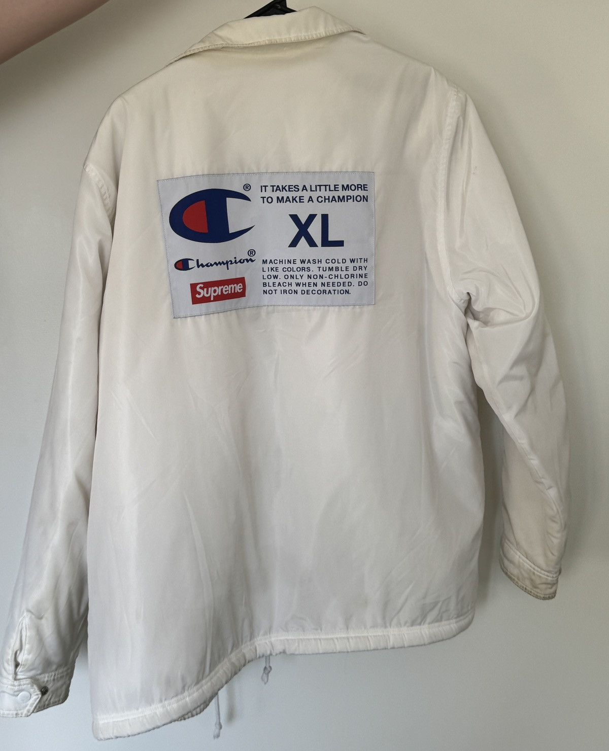 Champion Supreme Supreme X Champions Coach Jacket Grailed