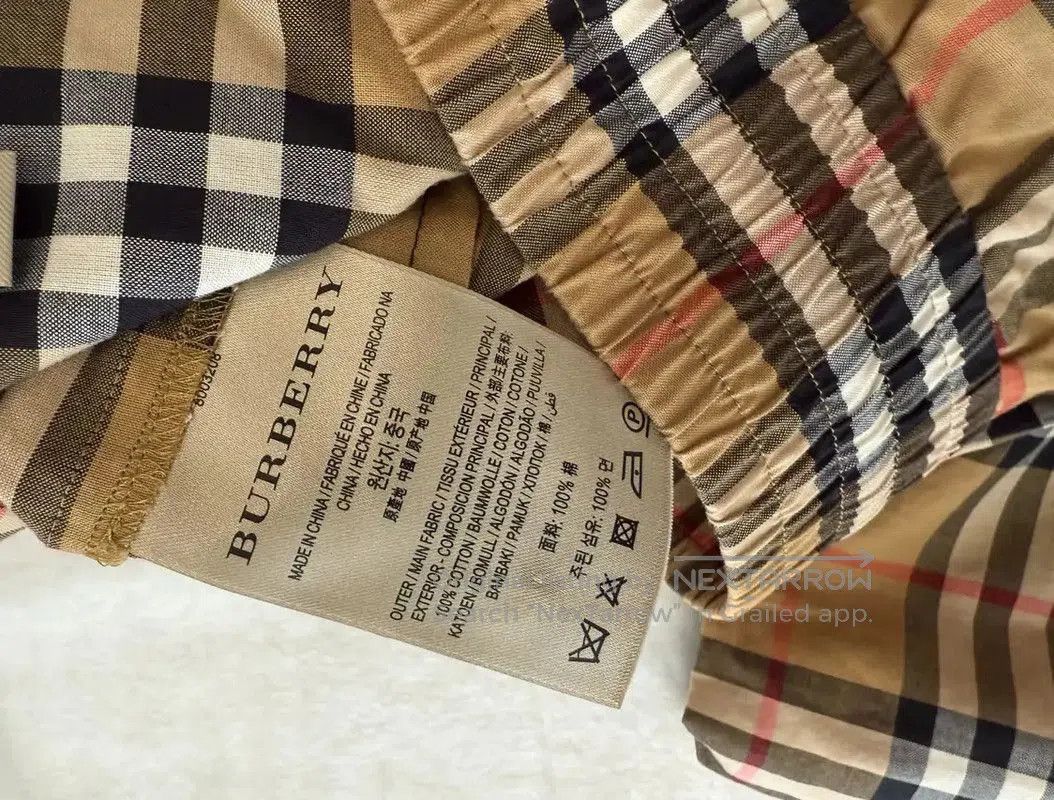 Burberry Burberry Khaki Check Pattern Casual Pants. Size 23" - 6 Thumbnail