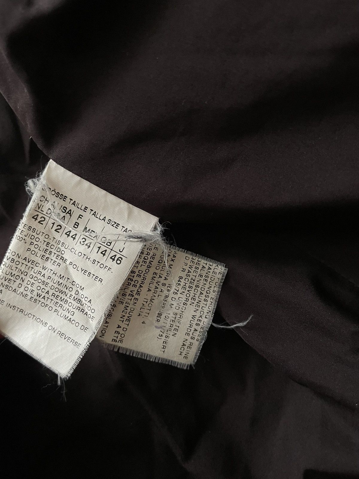 Max Mara Vintage Max Mara down jacket irregular avant garde Size M / US 6-8 / IT 42-44 - 5 Thumbnail