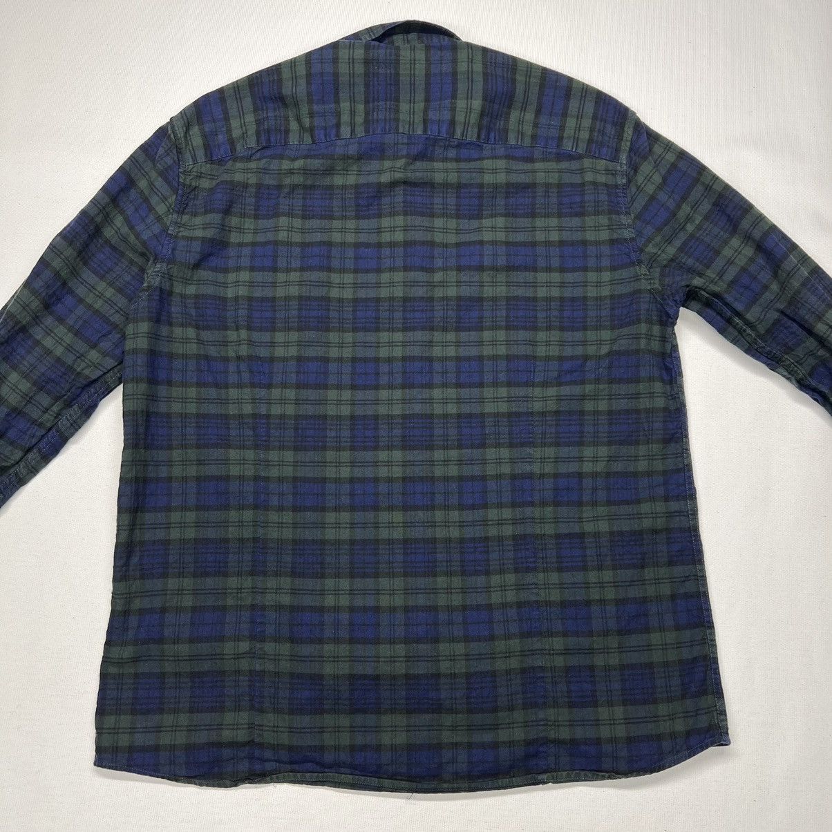Kenneth Cole Kenneth Cole Reaction Flannel Shirt Button Down Green Blue Size US XL / EU 56 / 4 - 12 Thumbnail