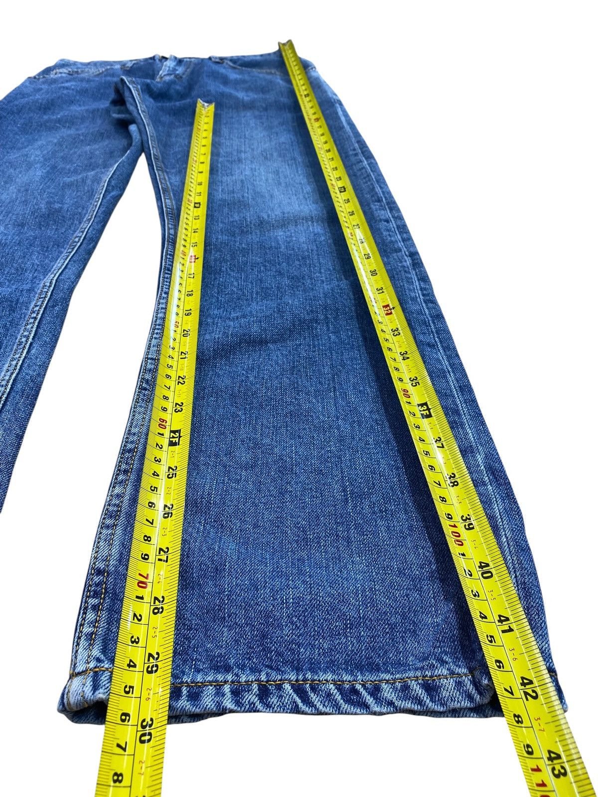 Japanese Brand Japanese Brand THC Blue Wash Style Loose Jeans Size US 31 - 8 Thumbnail
