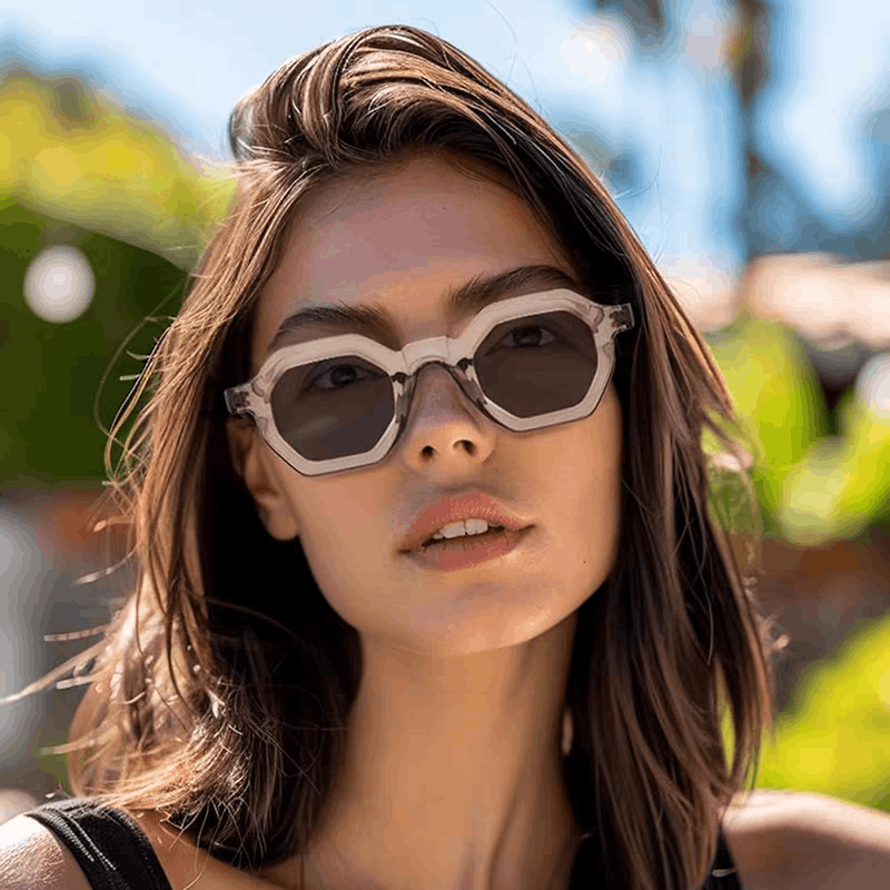 Electric Visual Vibe Street ins style custom avant-garde sunglasses Size ONE SIZE - 4 Thumbnail