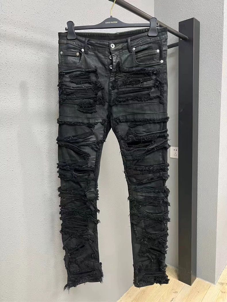 Rick Owens Rick Owens Erosion destroys jeans-2506 Size US 31 - 1 Thumbnail