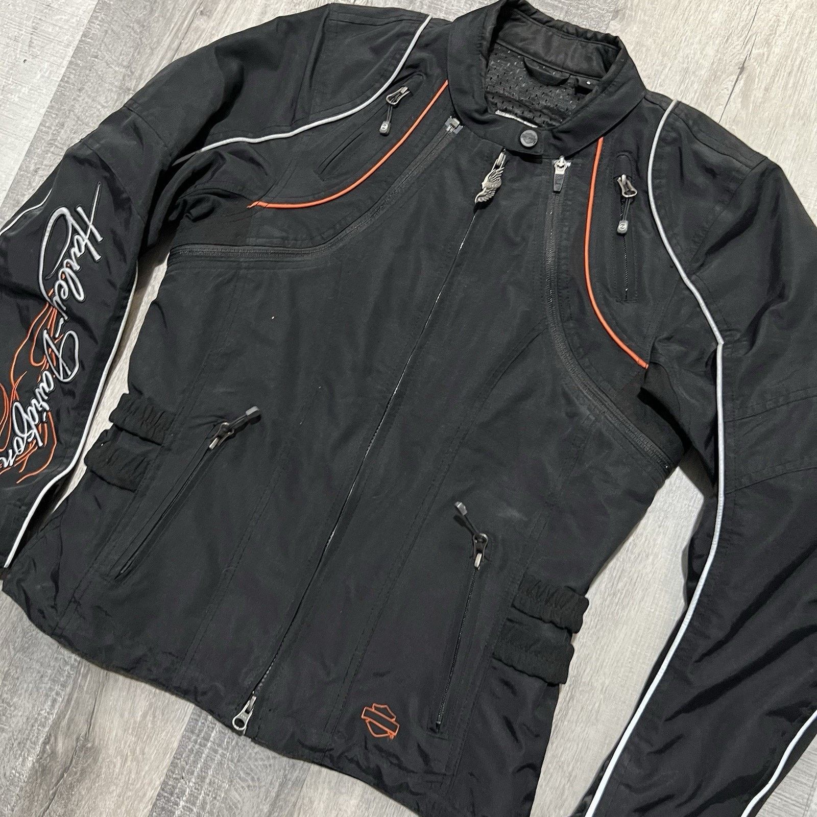 Harley Davidson Womens Harley Davidson Motorcycle Convertible Jacket/Vest Size S / US 4 / IT 40 - 4 Thumbnail