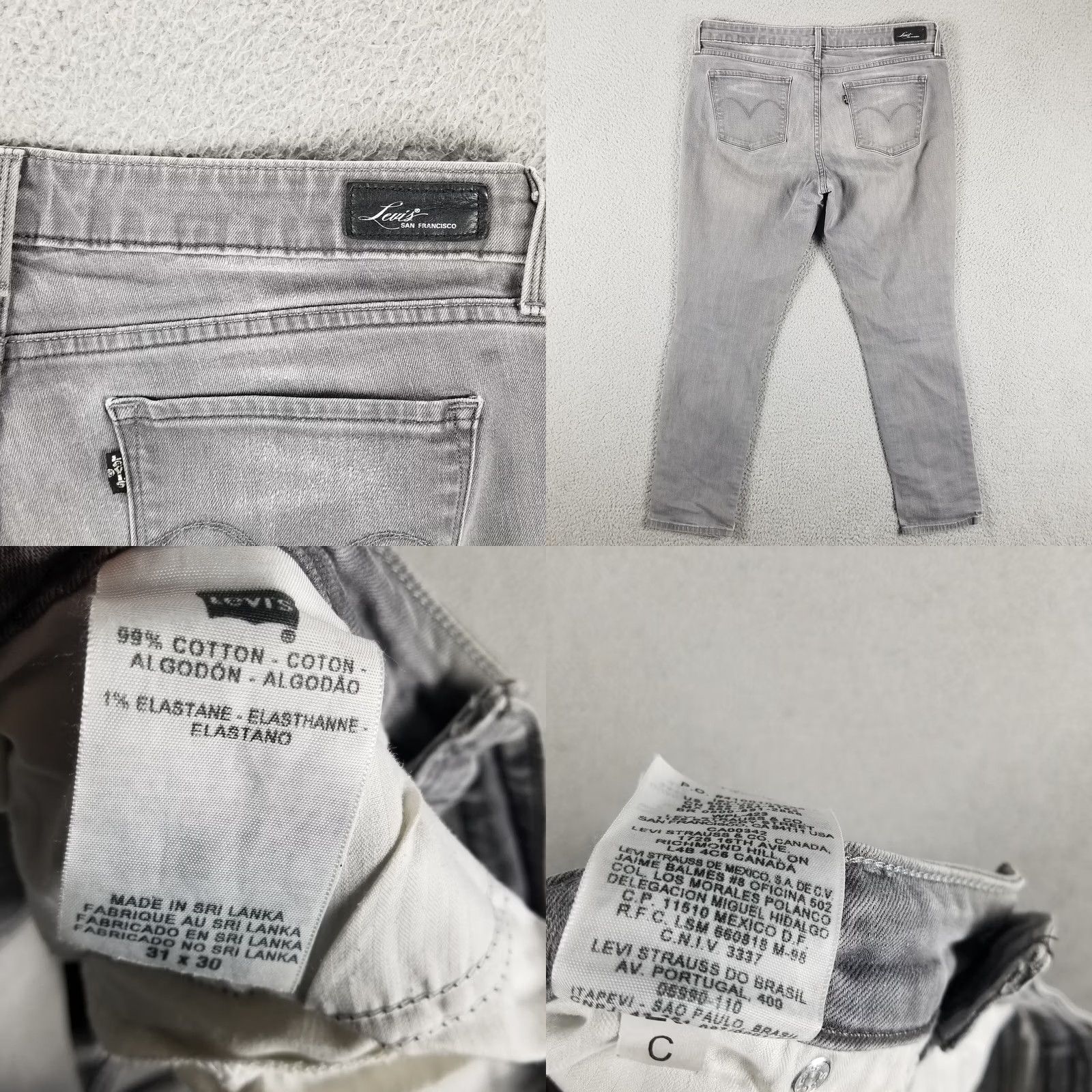 Levi's Levi's Womens Jeans 31X28 Skinny Low Rise Medium Wash Denim Pants (Regular) Womens Size 24" / US 00 / IT 34 - 8 Thumbnail