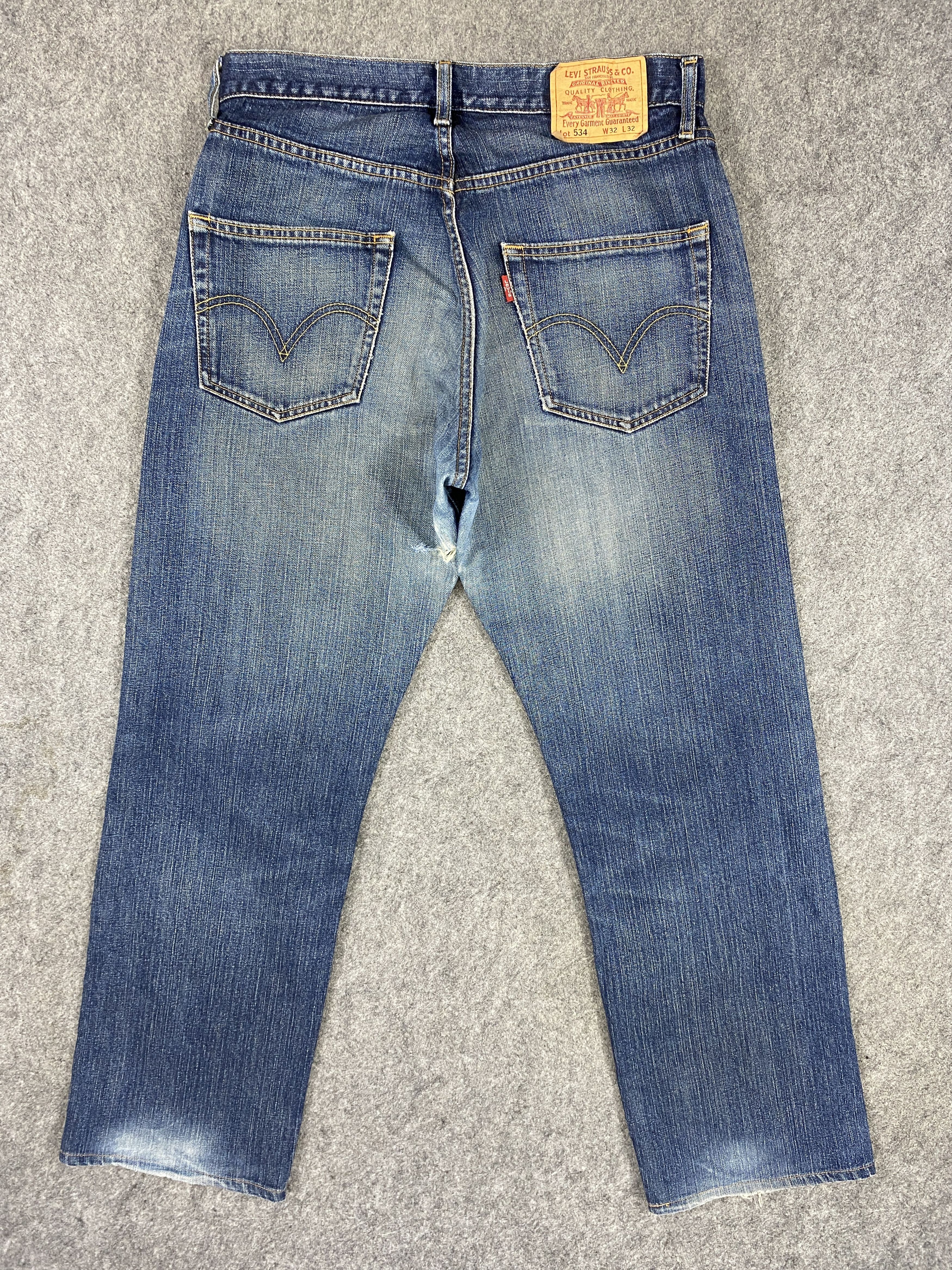 Levi's Distressed Blue Vintage Levi's 527 32x32 Denim -JN2068 Size ONE SIZE - 2 Thumbnail