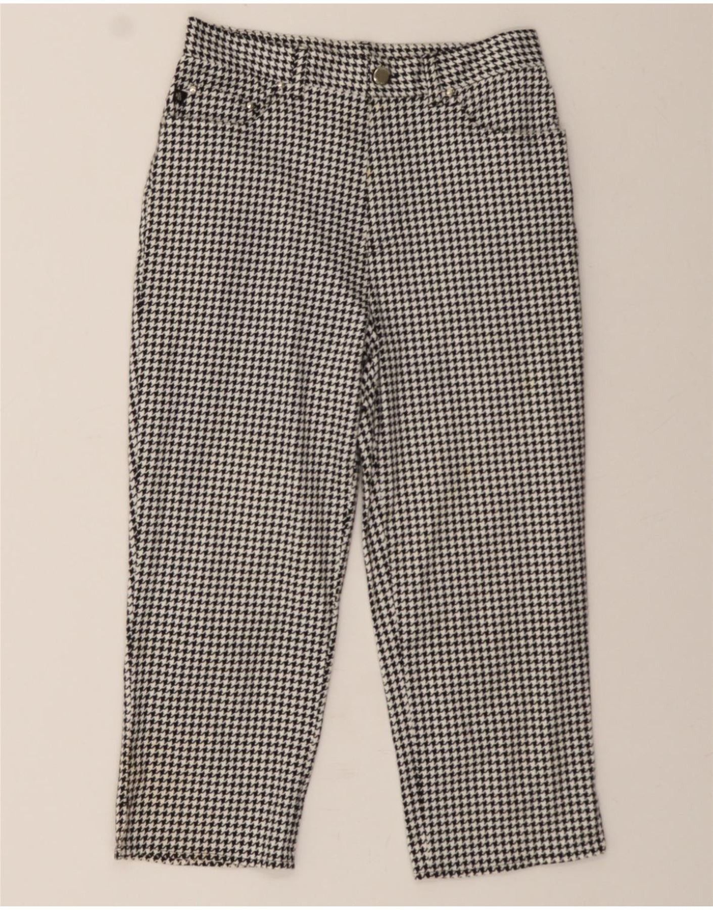 Ralph Lauren Womens High Waist Capri Trousers US 6 Medium W28 L20 Black Size 26" / US 2 / IT 38 - 1 Thumbnail