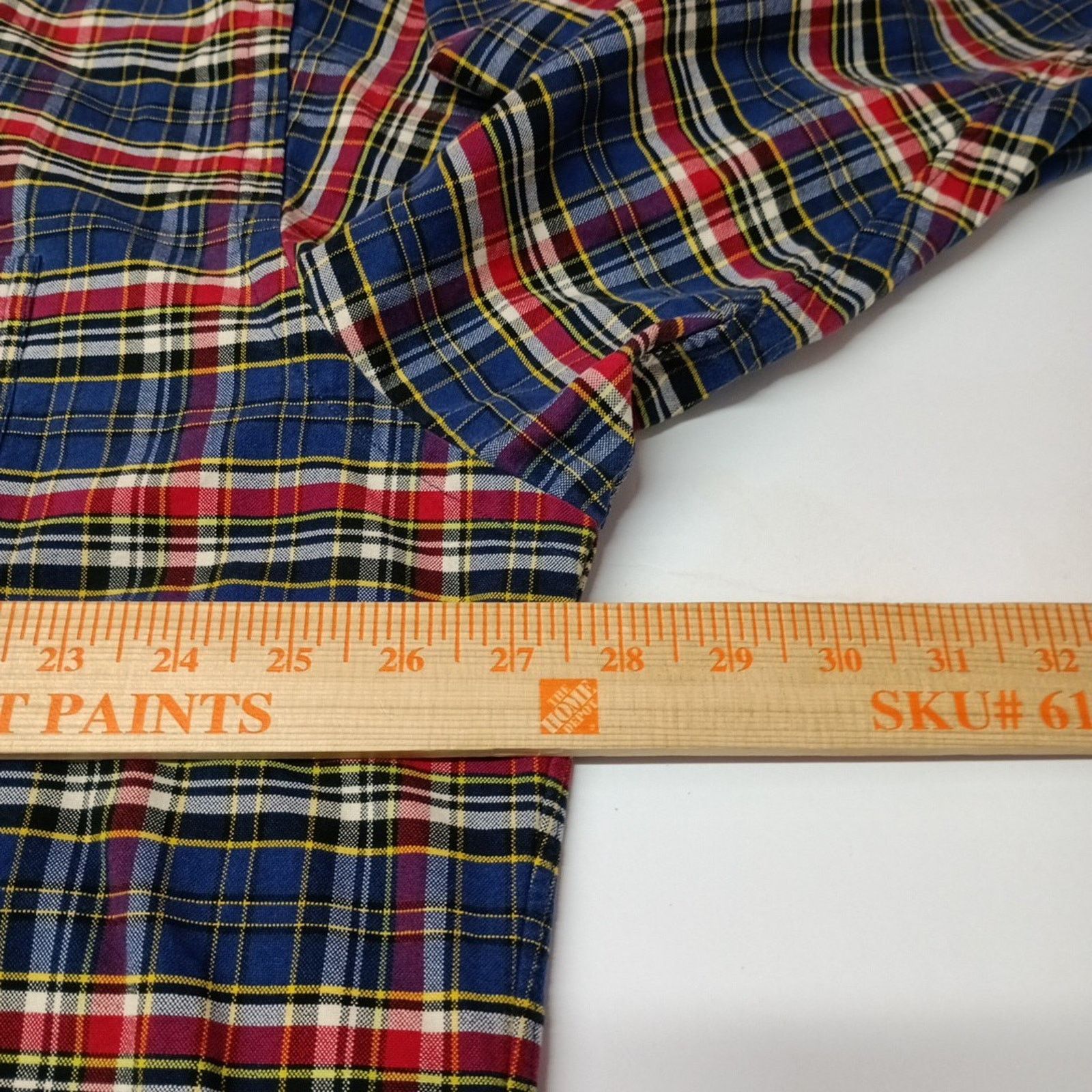 Ralph Lauren Ralph Lauren Big Shirt Men's L Red Blue Plaid Black Pony Size US L / EU 52-54 / 3 - 5 Thumbnail