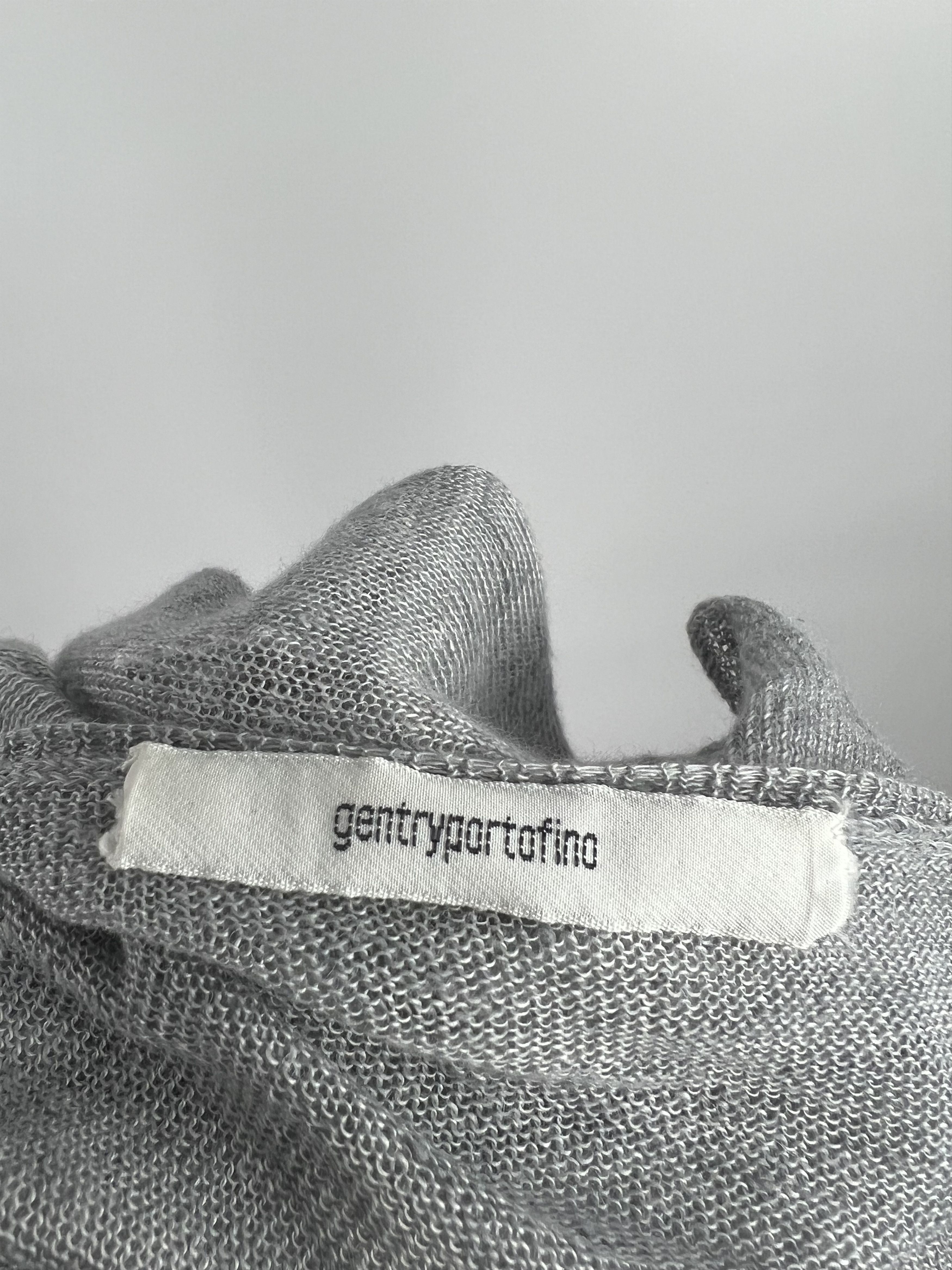 Other Gentry Portofino Women's Gray Linen Top Size 40 Size S / US 4 / IT 40 - 13 Thumbnail