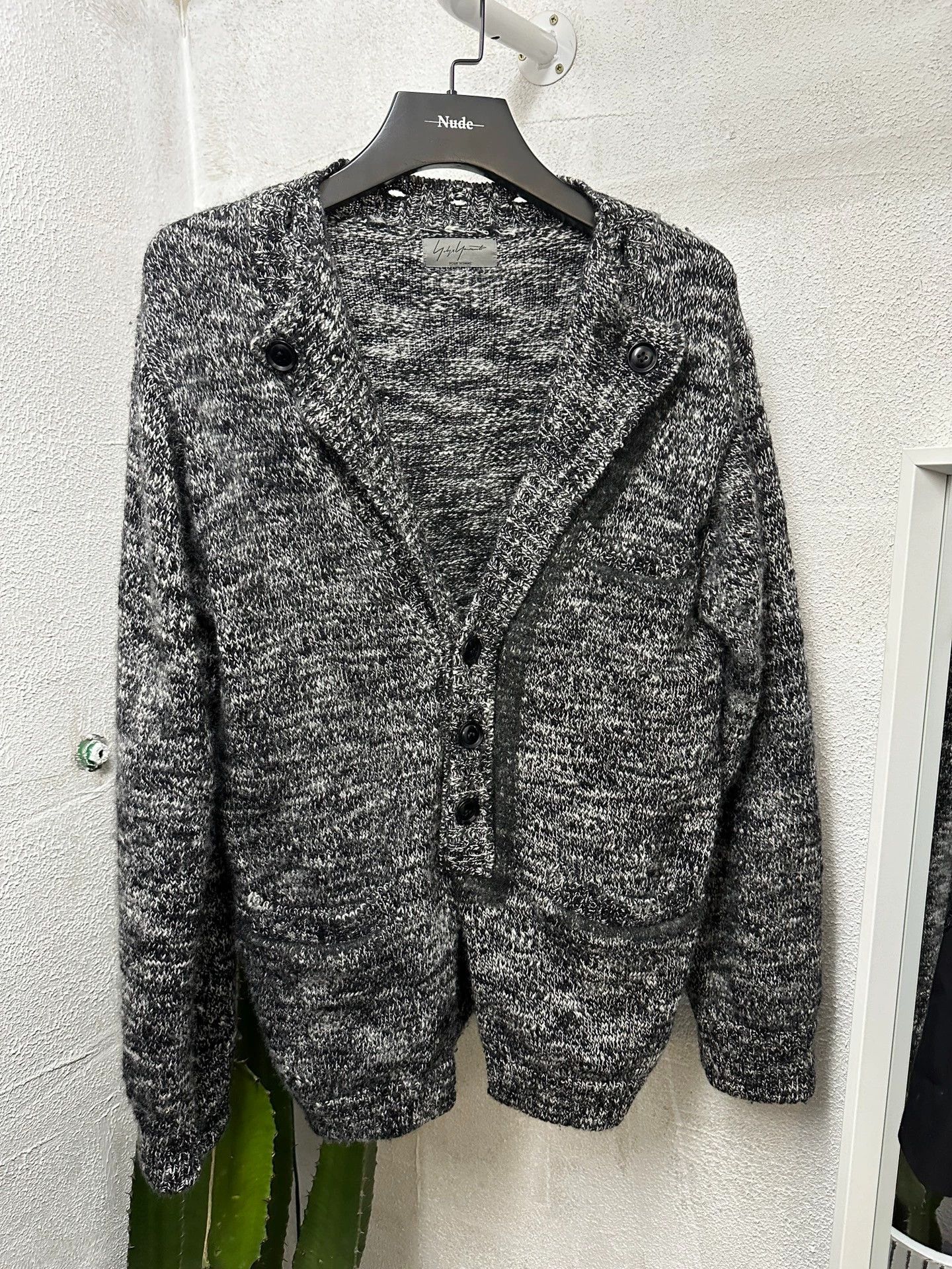 Yohji Yamamoto Yohji Yamamoto P.H. 2012AW Detachable Collar Knit Blazer Size US L / EU 52-54 / 3 - 4 Thumbnail