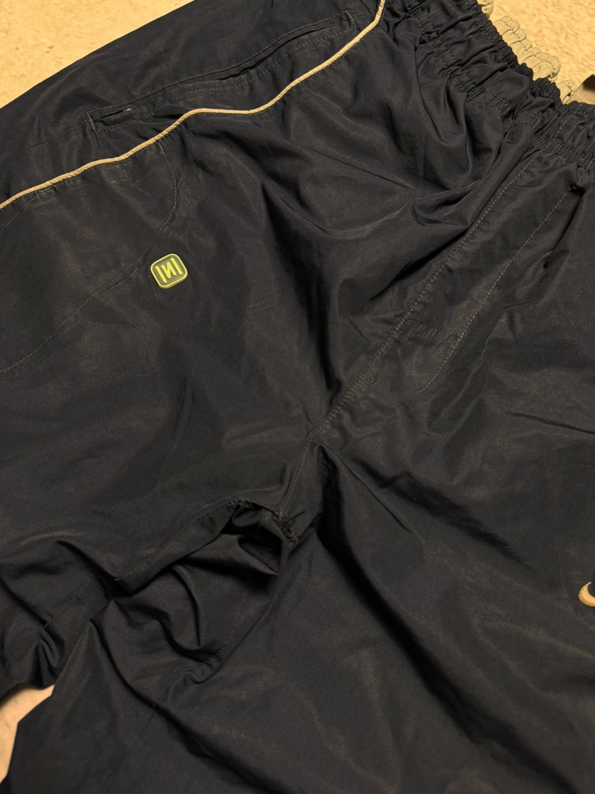 Nike × Vintage NIKE SHOX VINTAGE BASIC LOGO OVERSIZE BAGGY PANTS Size US 34 / EU 50 - 5 Thumbnail